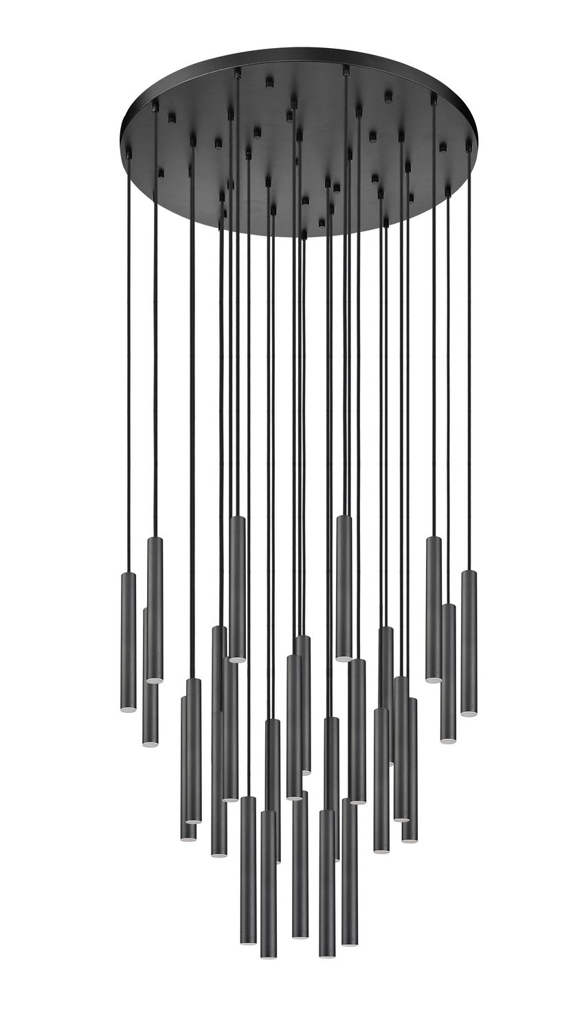 Z-Lite - 919MP12-27R-MB-LED - LED Chandelier - Forest - Matte Black