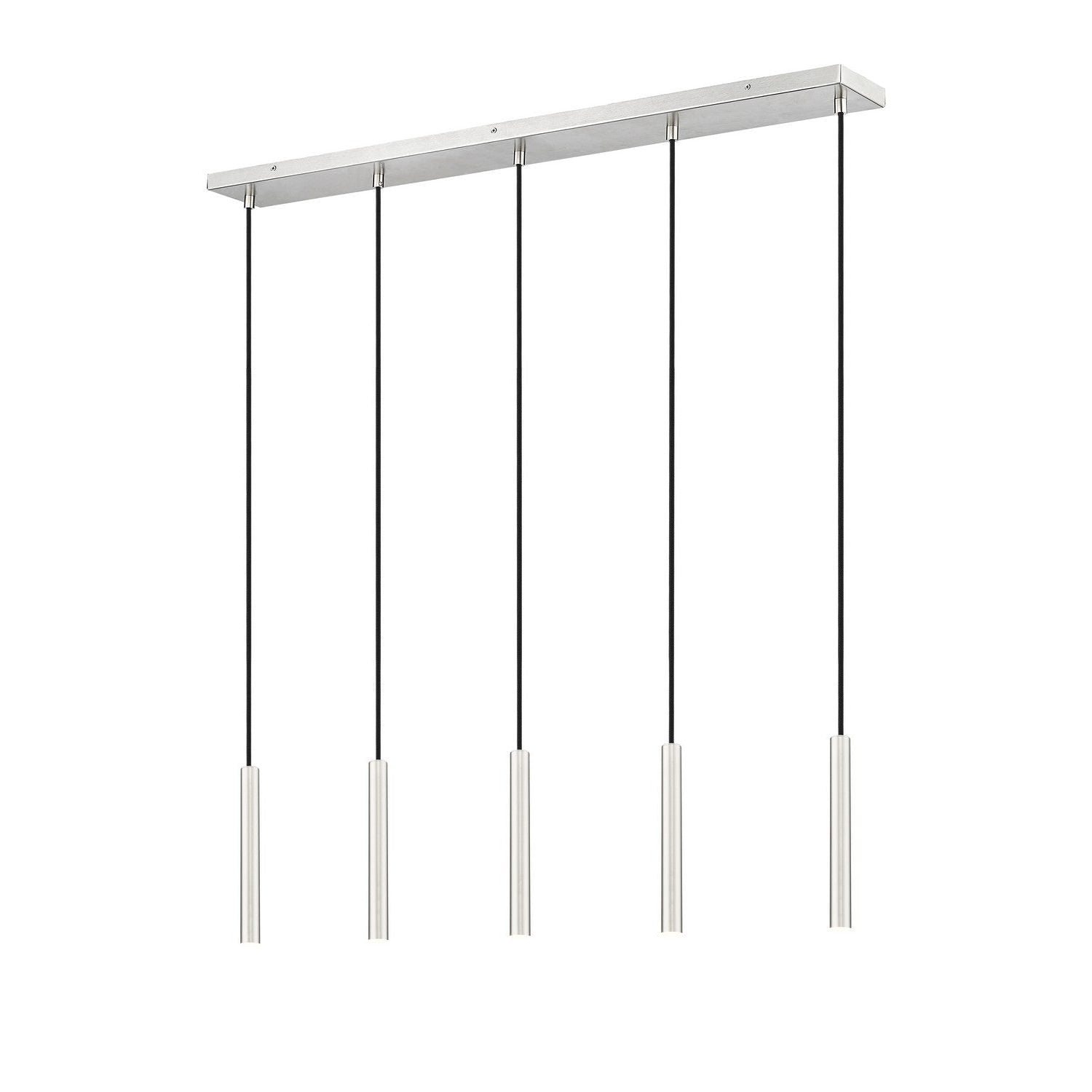 Z-Lite - 919MP12-5L-BN-LED - LED Linear Chandelier - Forest - Brushed Nickel