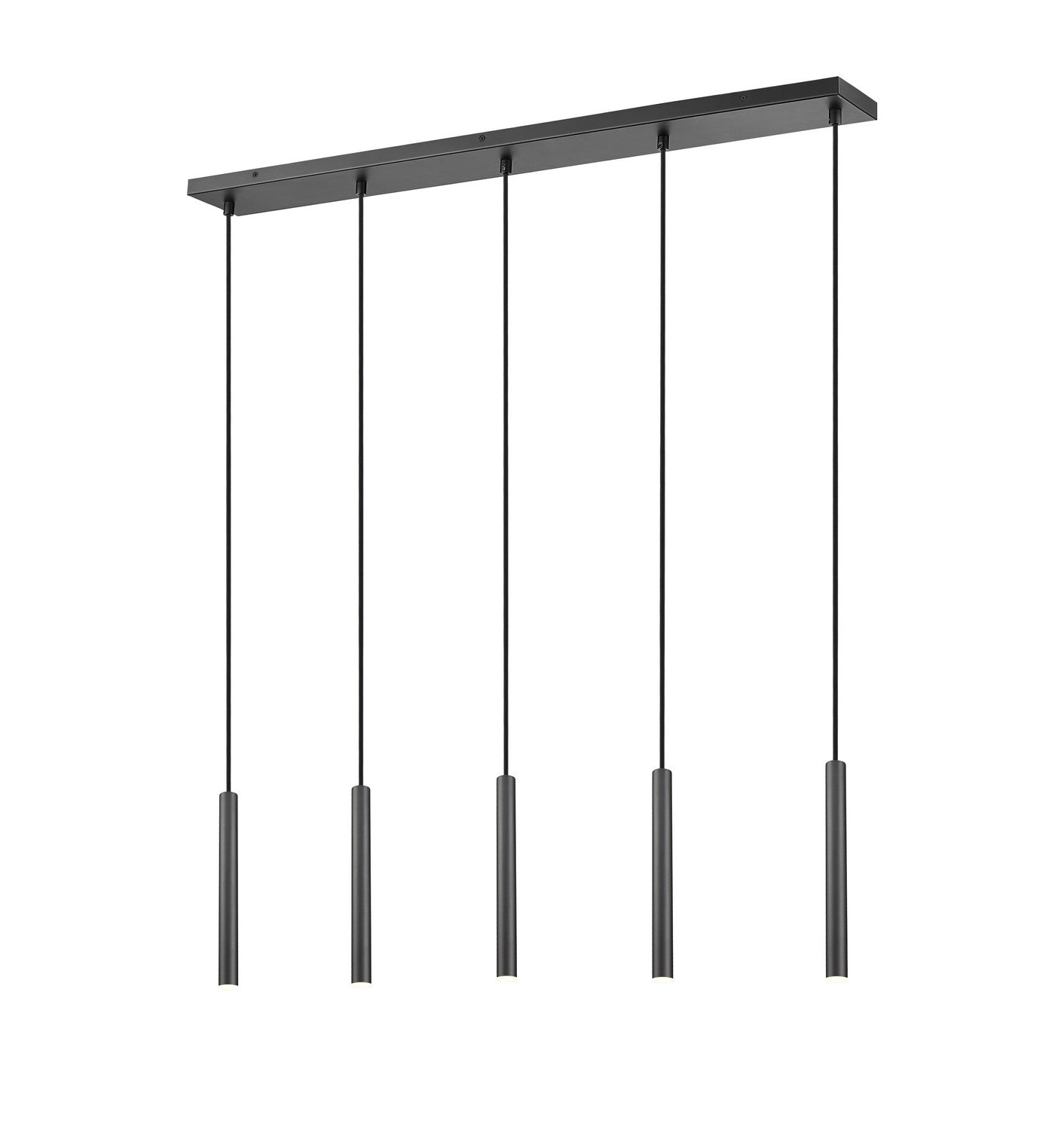 Z-Lite - 919MP12-5L-MB-LED - LED Linear Chandelier - Forest - Matte Black