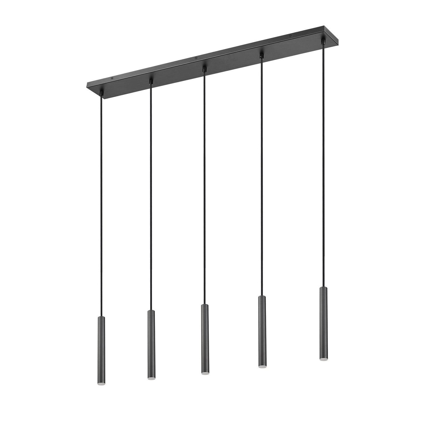 Z-Lite - 919MP12-5L-MB-LED - LED Linear Chandelier - Forest - Matte Black