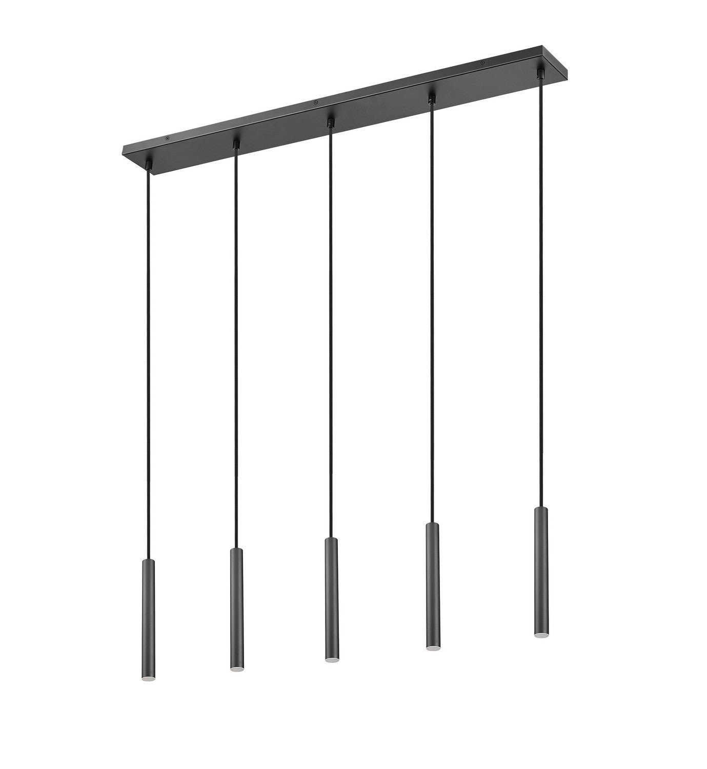 Z-Lite - 919MP12-5L-MB-LED - LED Linear Chandelier - Forest - Matte Black
