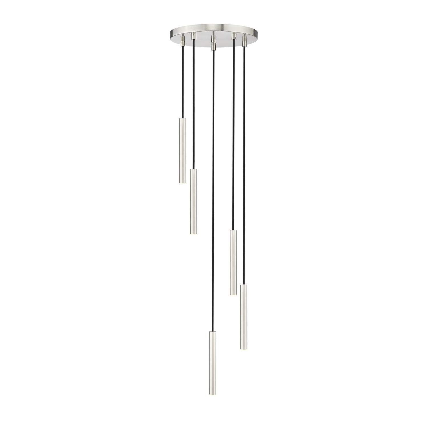 Z-Lite - 919MP12-5R-BN-LED - LED Chandelier - Forest - Brushed Nickel