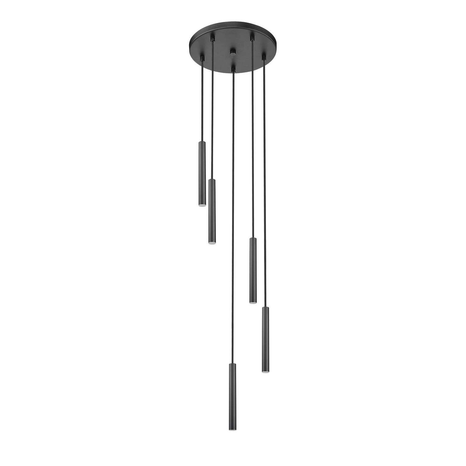 Z-Lite - 919MP12-5R-MB-LED - LED Chandelier - Forest - Matte Black