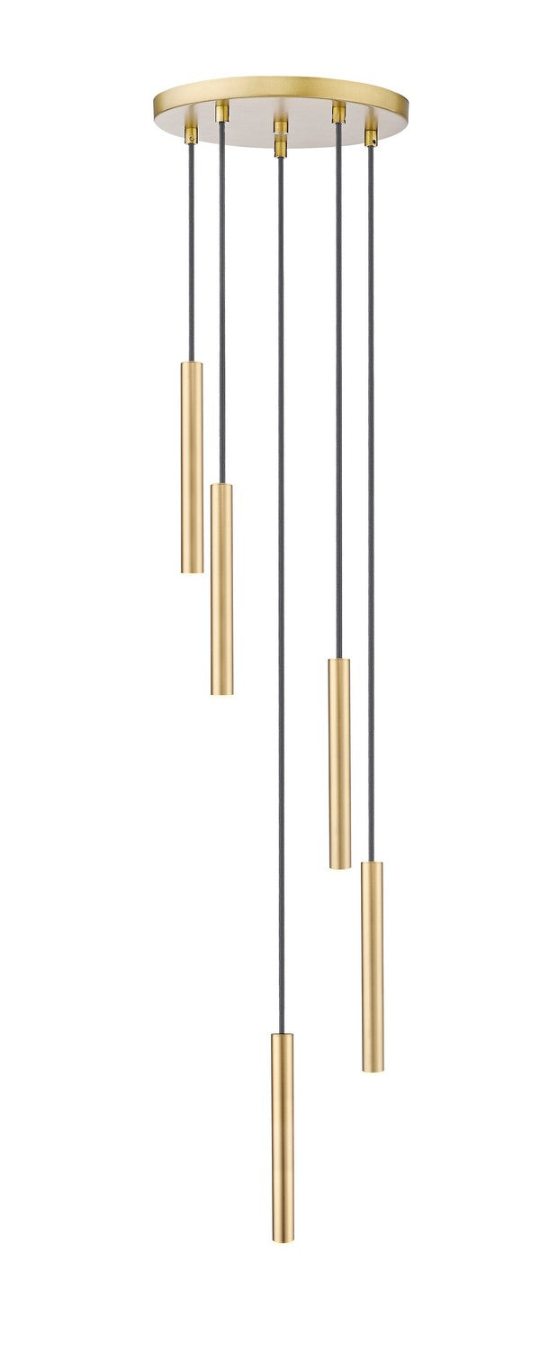 Z-Lite - 919MP12-5R-MGLD-LED - LED Chandelier - Forest - Modern Gold
