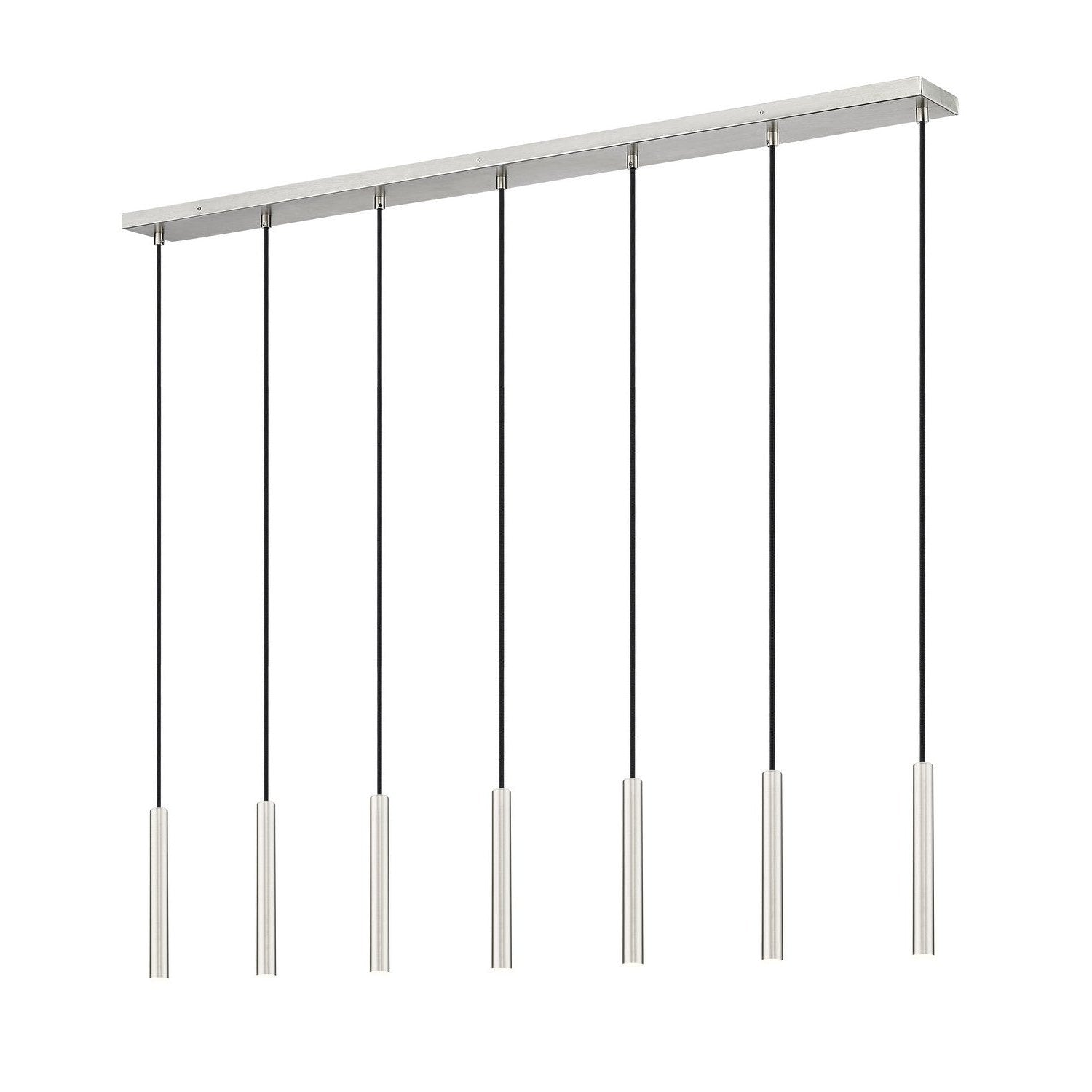 Z-Lite - 919MP12-7L-BN-LED - LED Linear Chandelier - Forest - Brushed Nickel