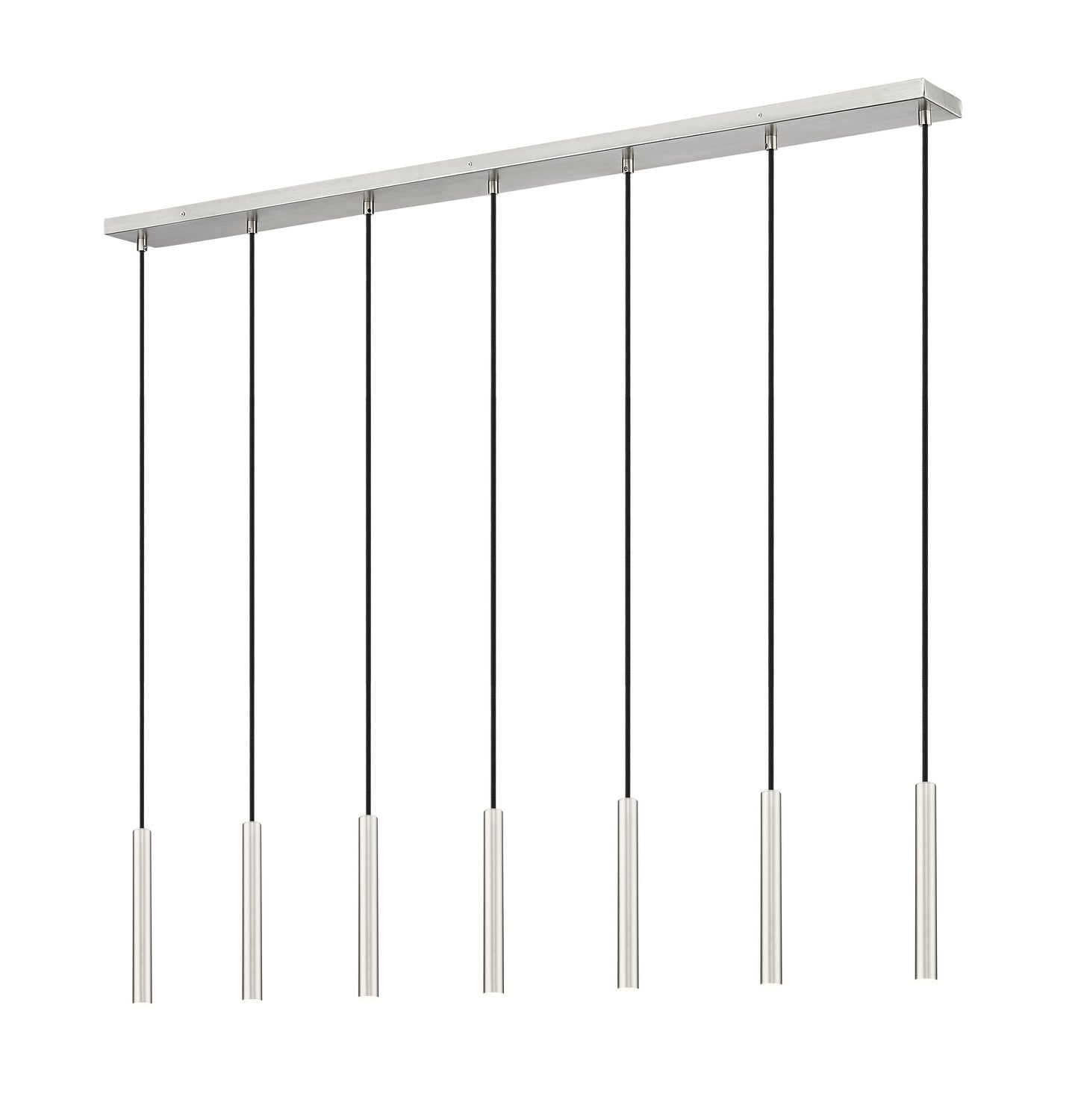 Z-Lite - 919MP12-7L-BN-LED - LED Linear Chandelier - Forest - Brushed Nickel