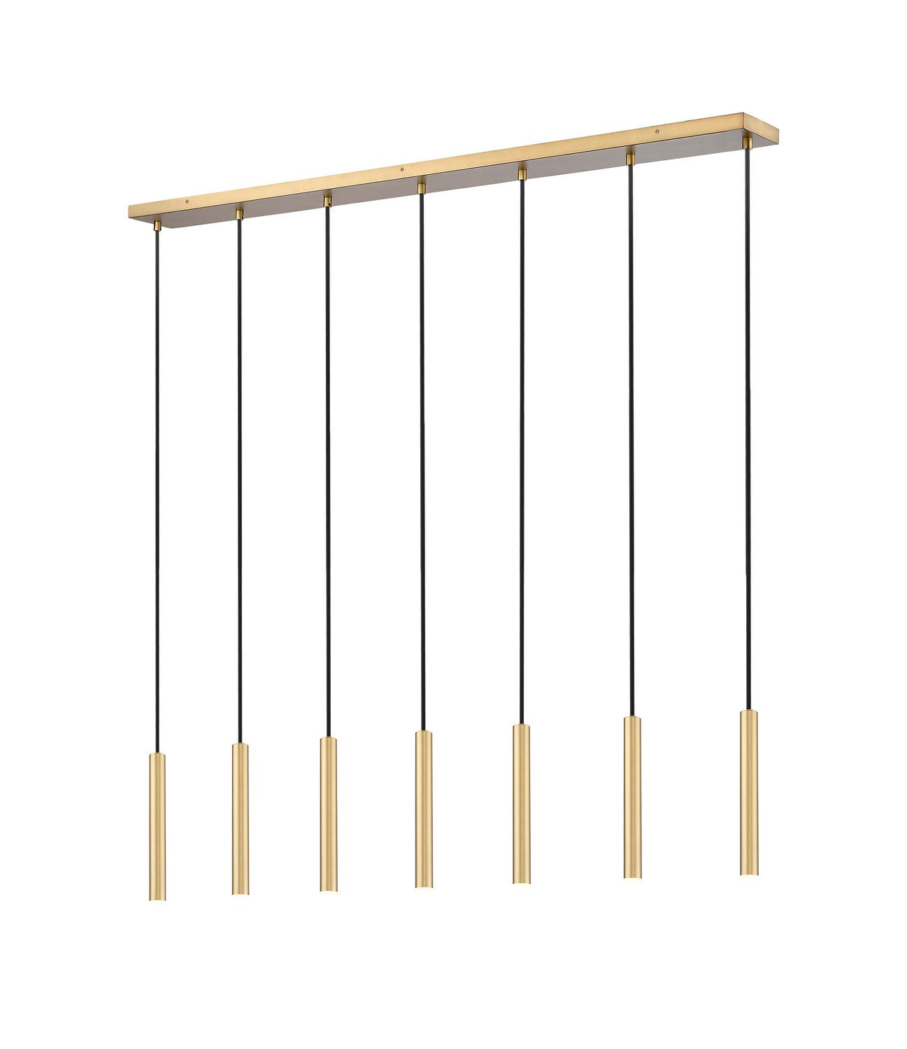 Z-Lite - 919MP12-7L-MGLD-LED - LED Linear Chandelier - Forest - Modern Gold