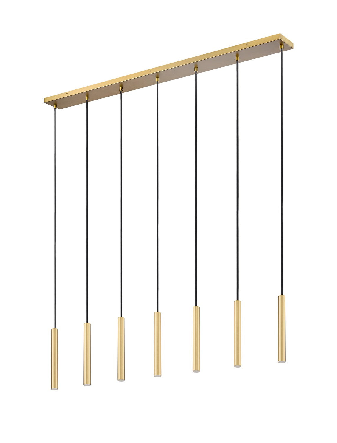 Z-Lite - 919MP12-7L-MGLD-LED - LED Linear Chandelier - Forest - Modern Gold
