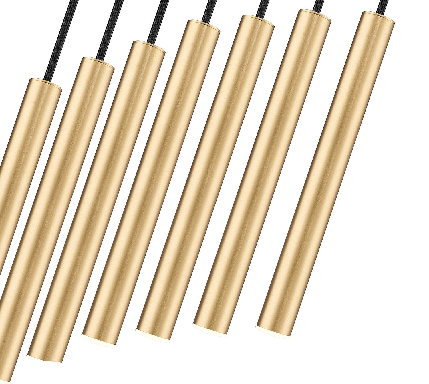 Z-Lite - 919MP12-7L-MGLD-LED - LED Linear Chandelier - Forest - Modern Gold