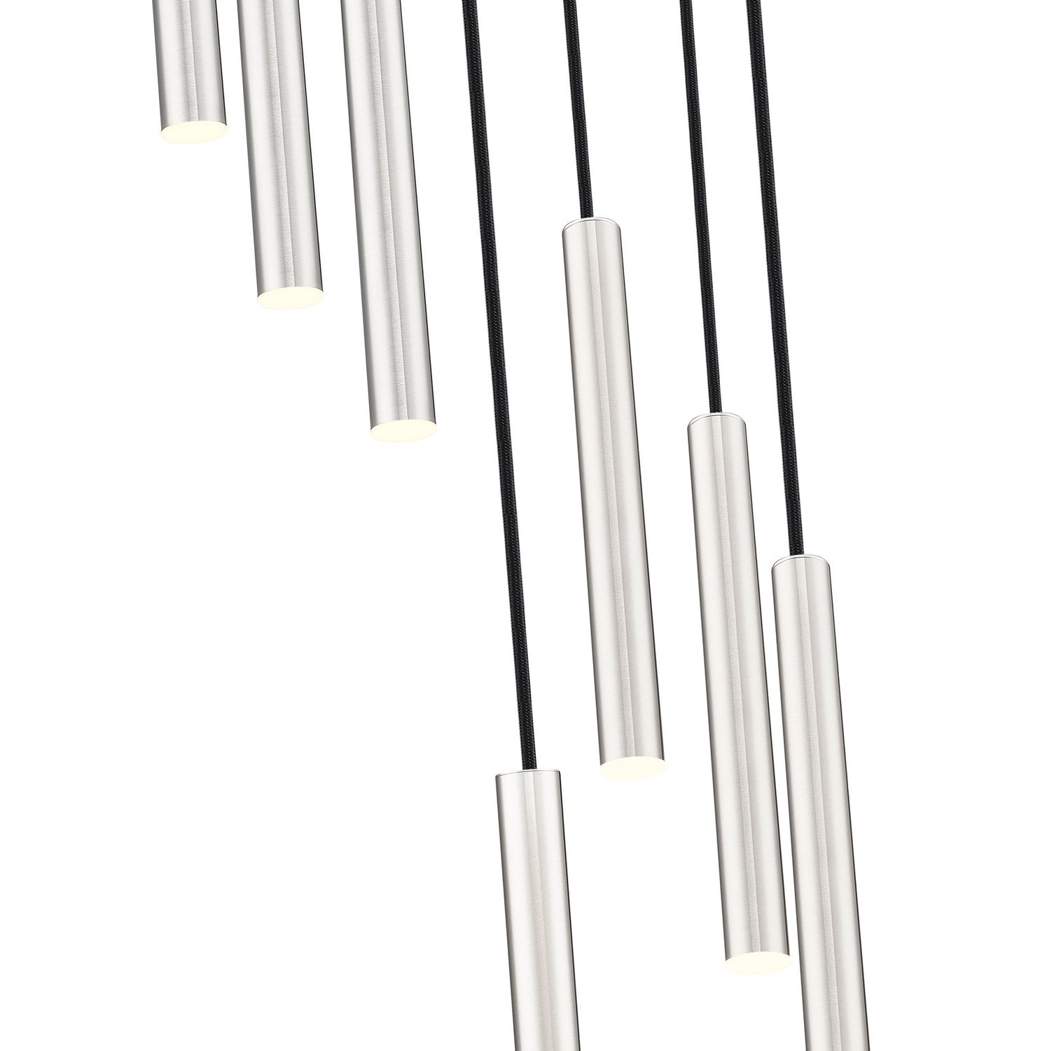 Z-Lite - 919MP12-7R-BN-LED - LED Chandelier - Forest - Brushed Nickel