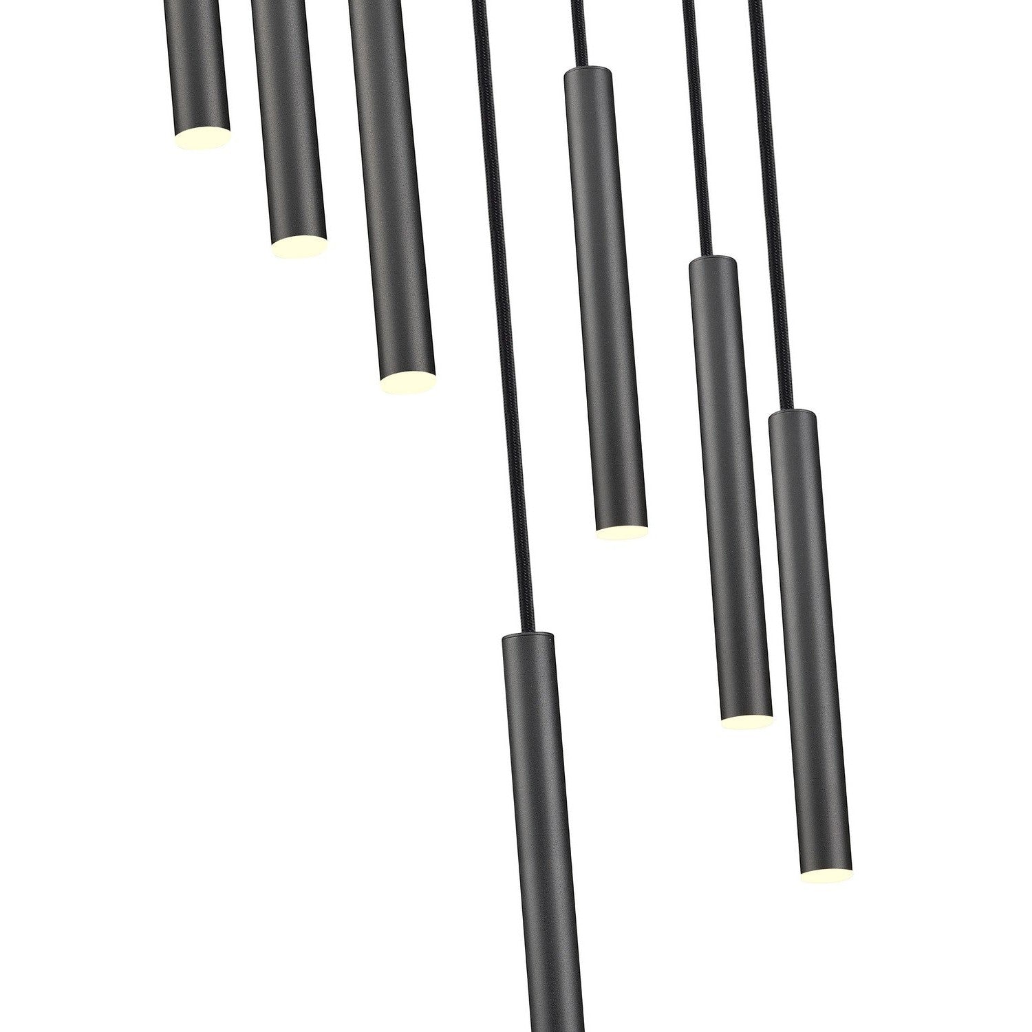 Z-Lite - 919MP12-7R-MB-LED - LED Chandelier - Forest - Matte Black