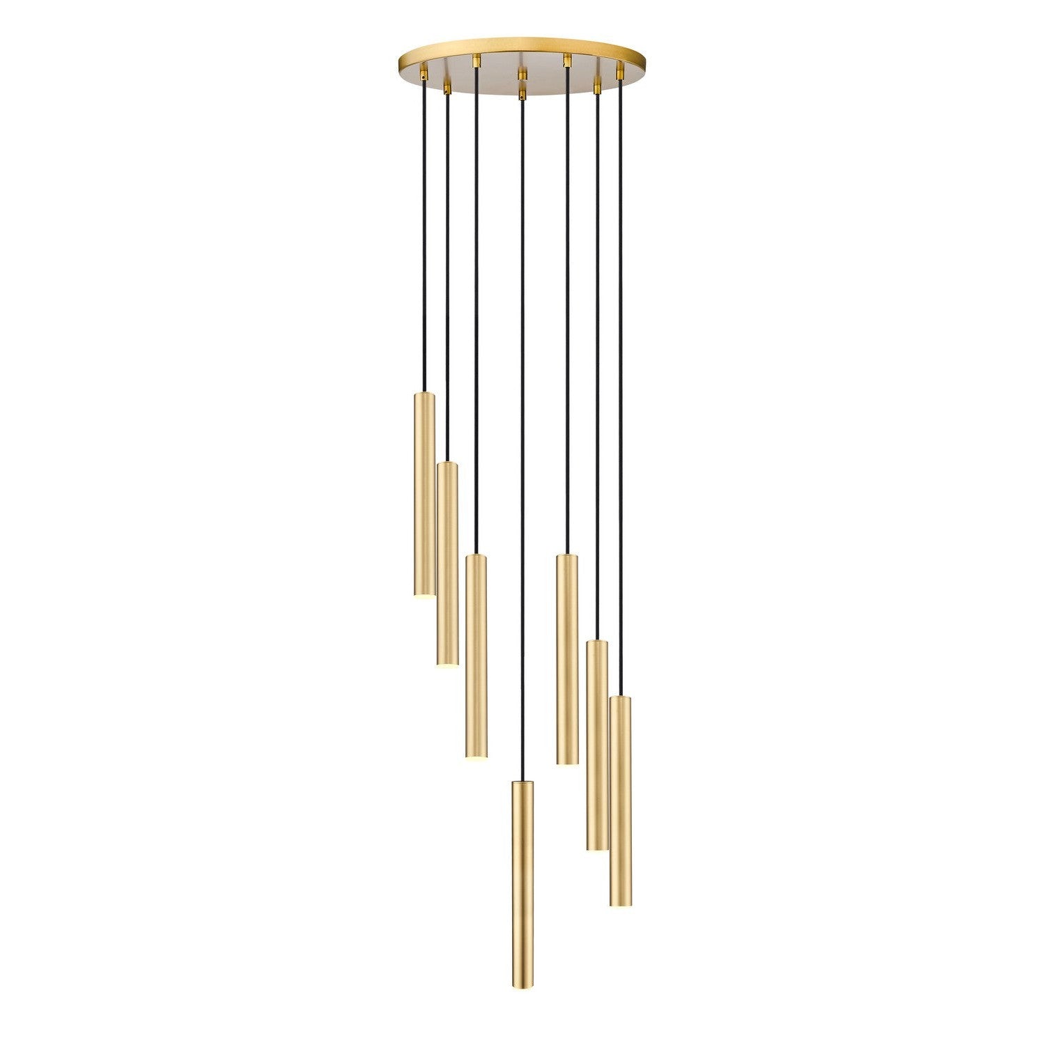 Z-Lite - 919MP12-7R-MGLD-LED - LED Chandelier - Forest - Modern Gold