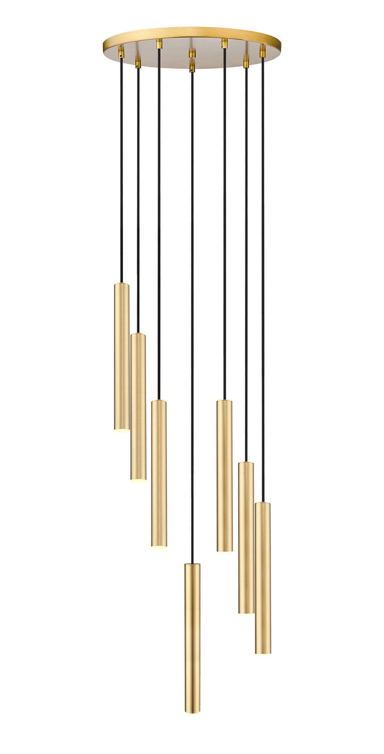 Z-Lite - 919MP12-7R-MGLD-LED - LED Chandelier - Forest - Modern Gold