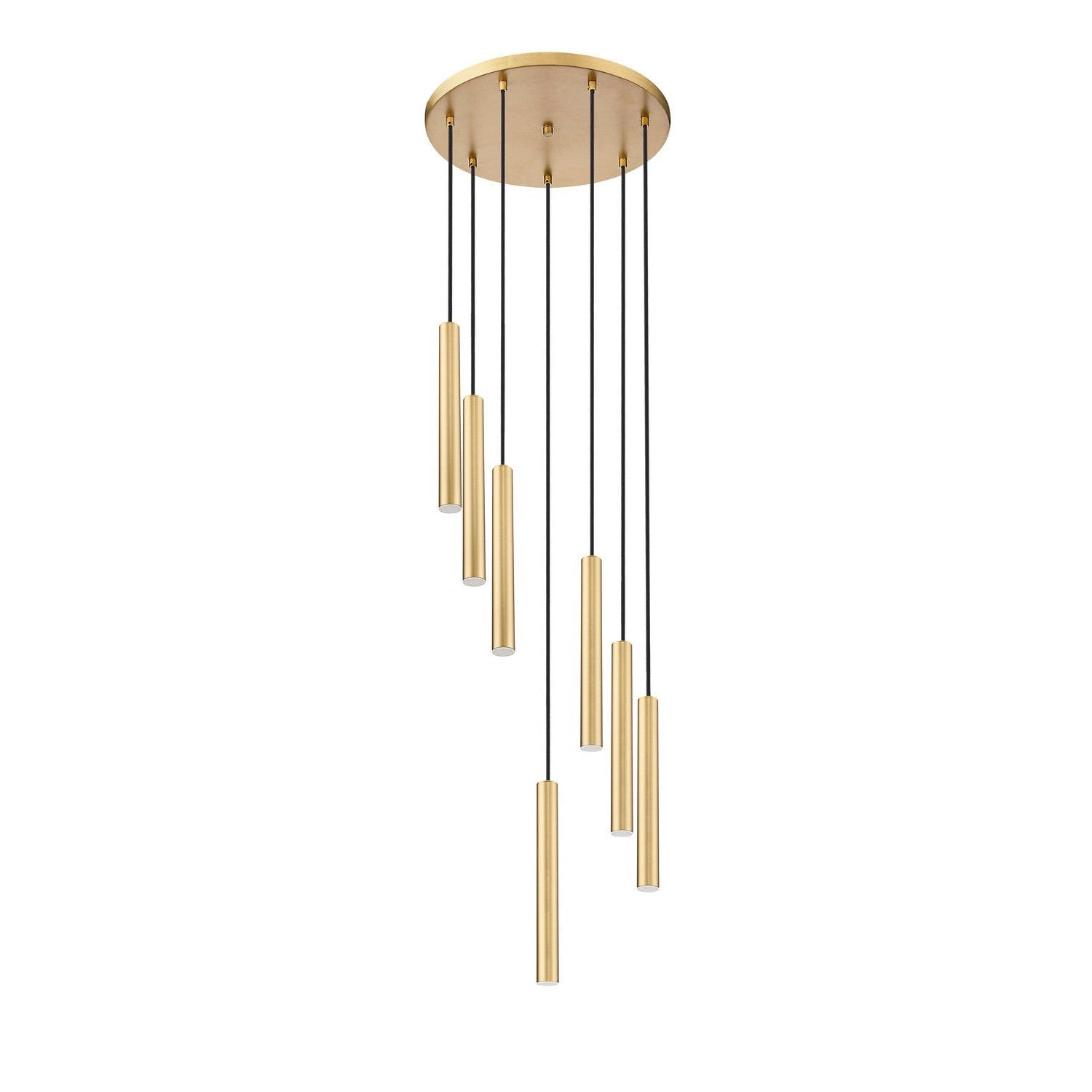 Z-Lite - 919MP12-7R-MGLD-LED - LED Chandelier - Forest - Modern Gold