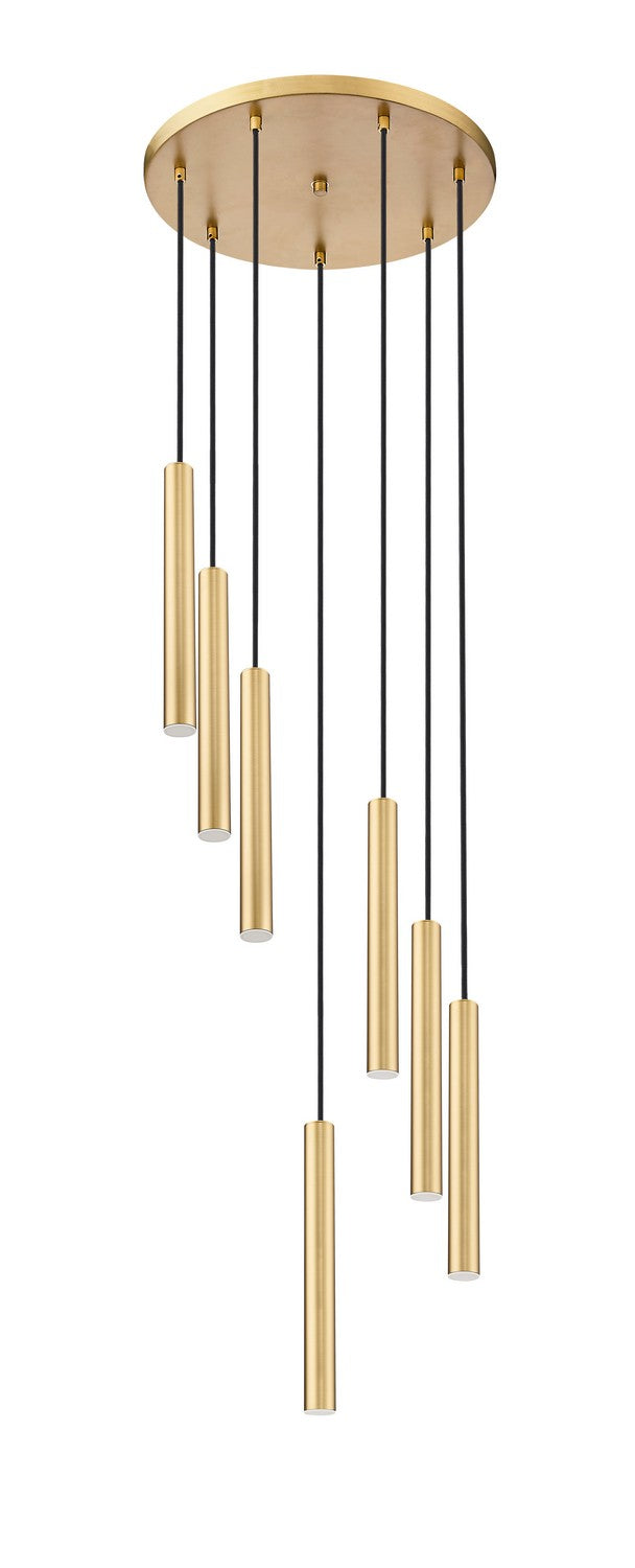 Z-Lite - 919MP12-7R-MGLD-LED - LED Chandelier - Forest - Modern Gold