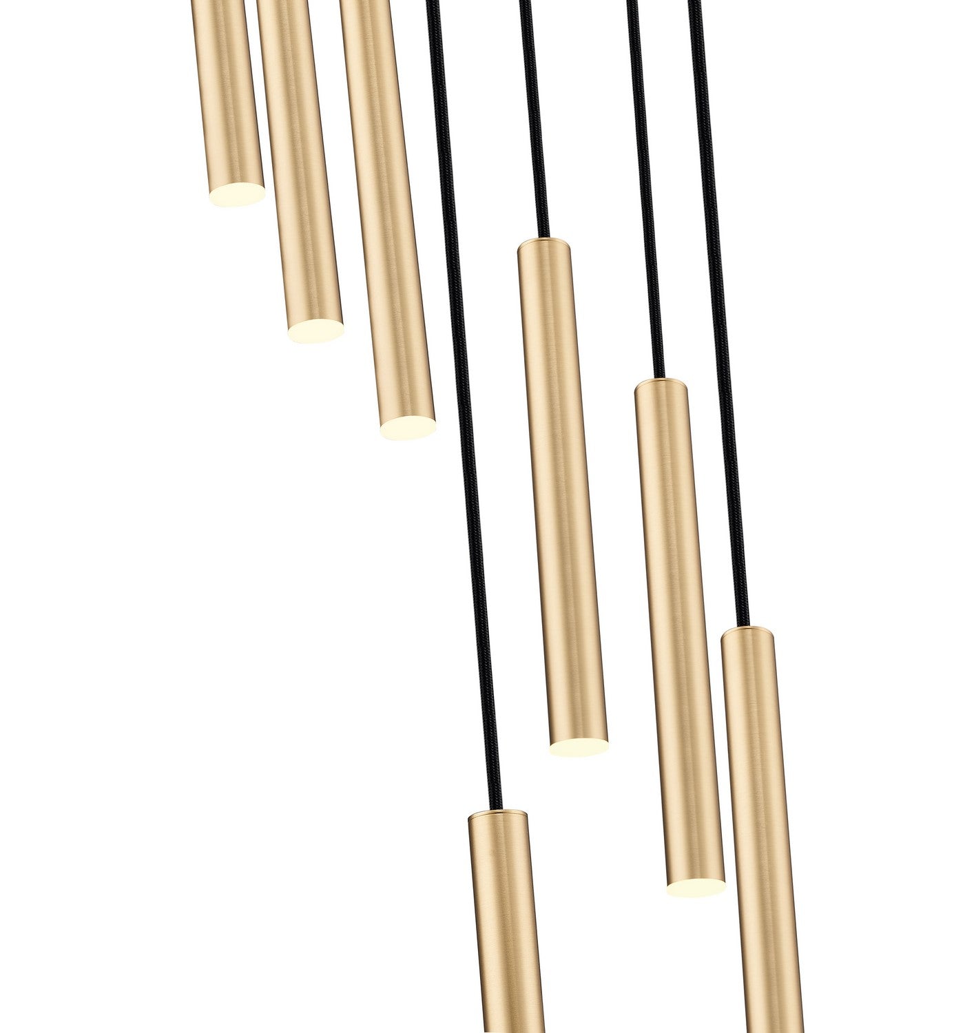 Z-Lite - 919MP12-7R-MGLD-LED - LED Chandelier - Forest - Modern Gold