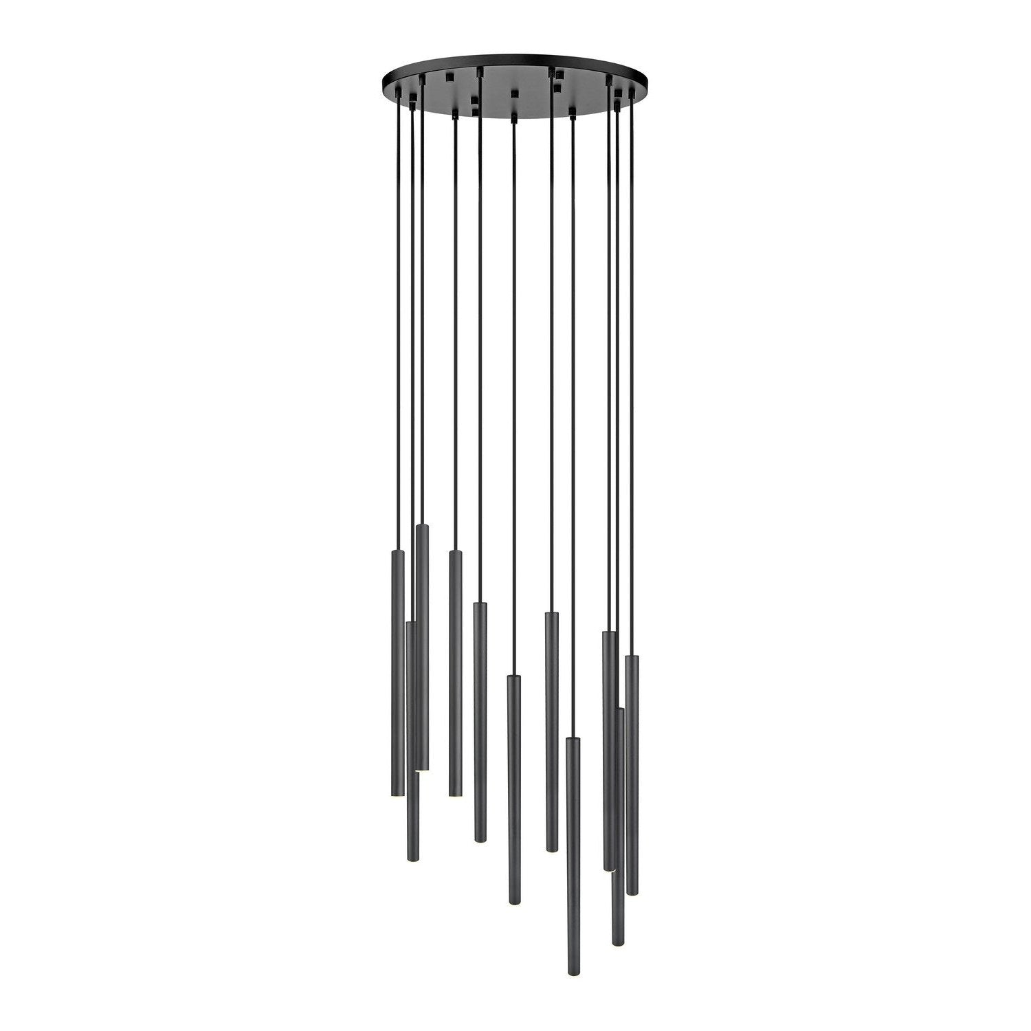 Z-Lite - 919MP24-11R-MB-LED - LED Chandelier - Forest - Matte Black