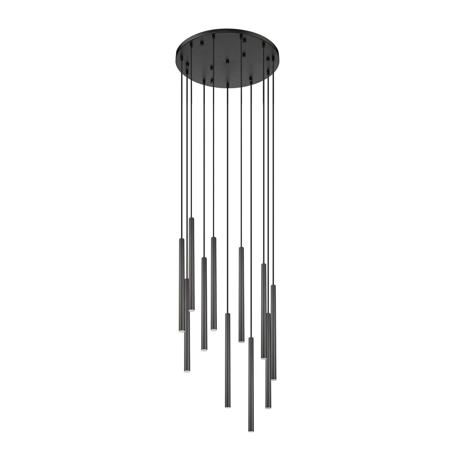 Z-Lite - 919MP24-11R-MB-LED - LED Chandelier - Forest - Matte Black