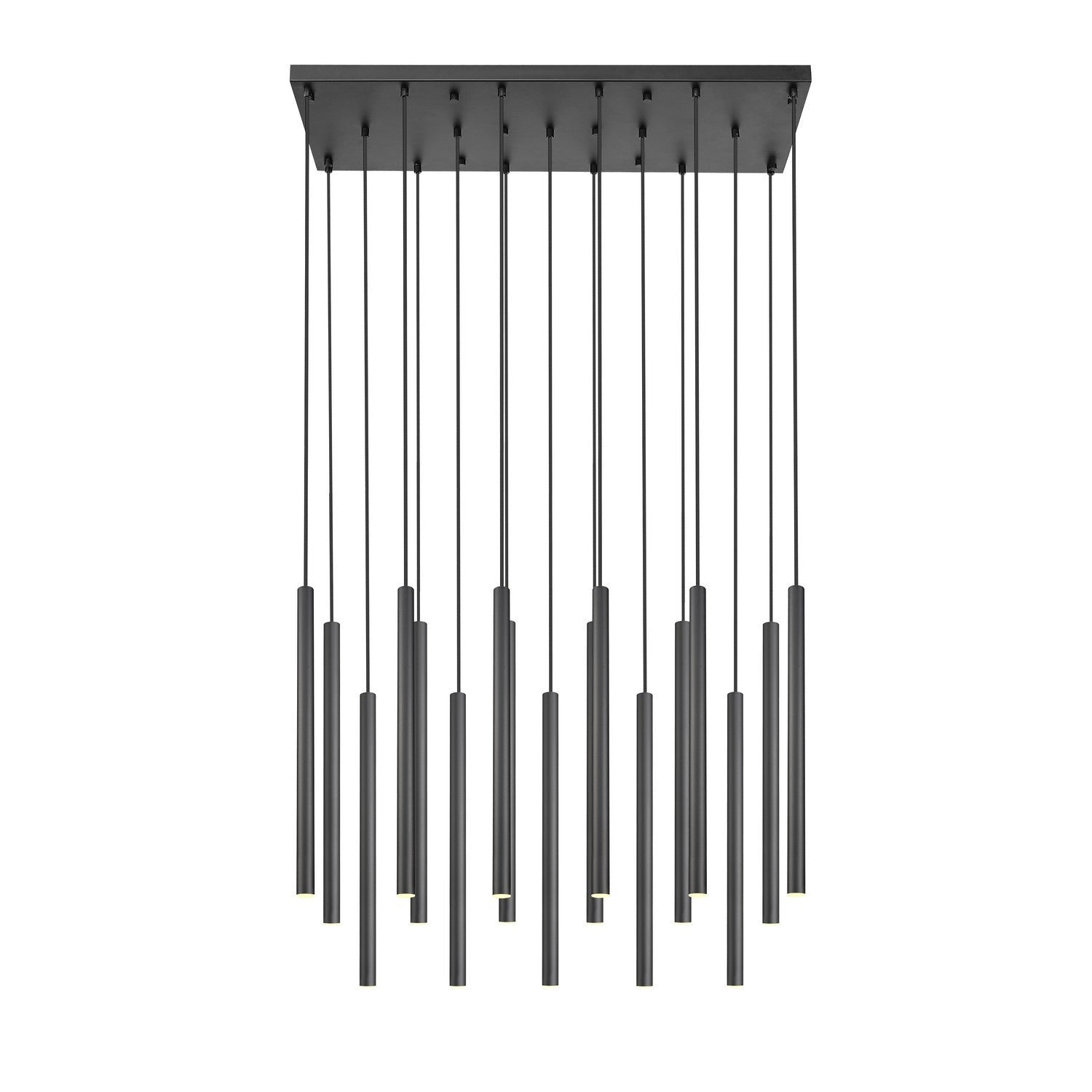 Z-Lite - 919MP24-17L-MB-LED - LED Linear Chandelier - Forest - Matte Black