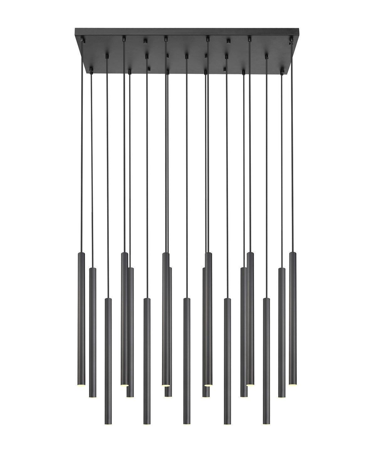 Z-Lite - 919MP24-17L-MB-LED - LED Linear Chandelier - Forest - Matte Black