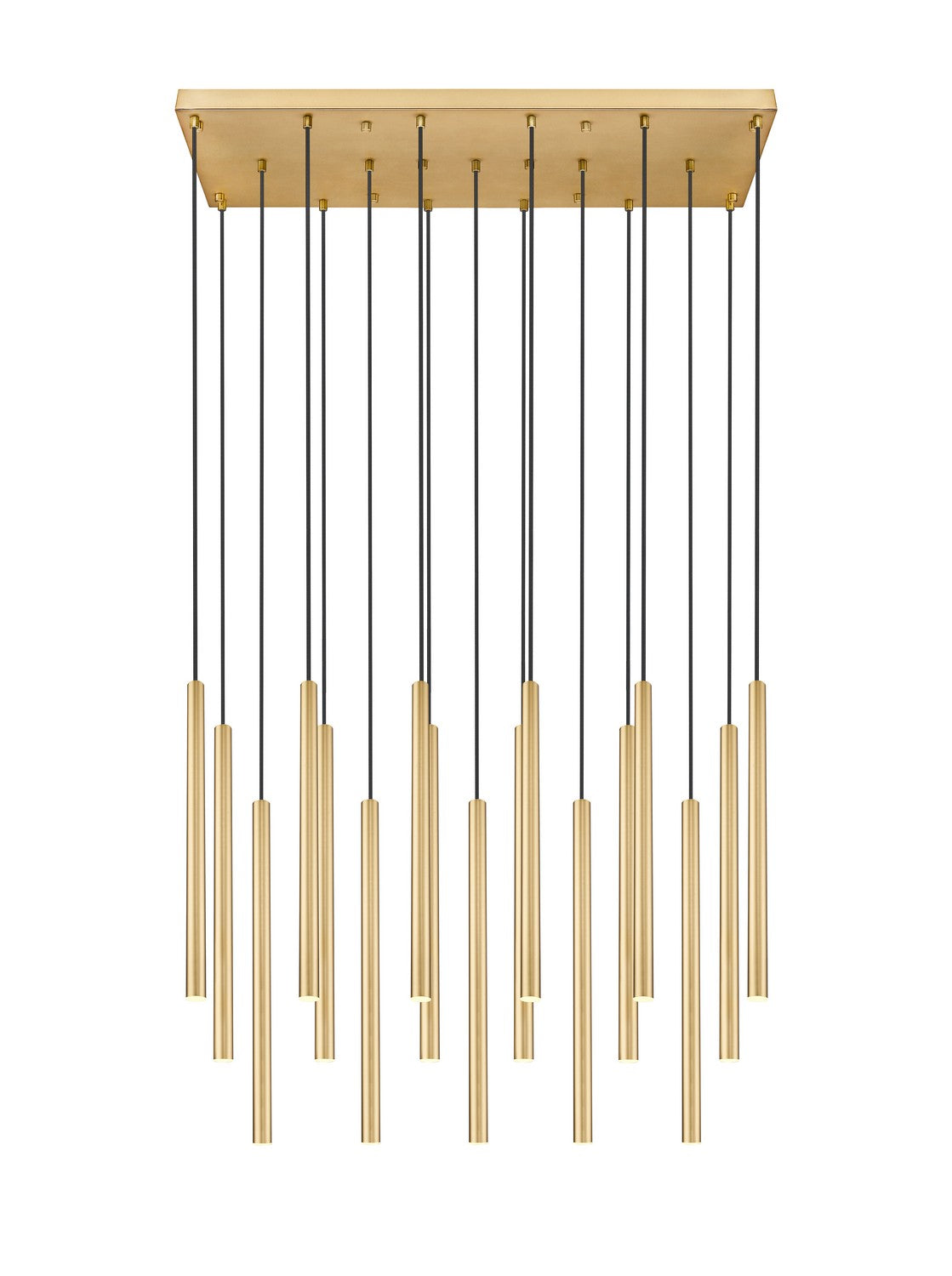 Z-Lite - 919MP24-17L-MGLD-LED - LED Linear Chandelier - Forest - Modern Gold