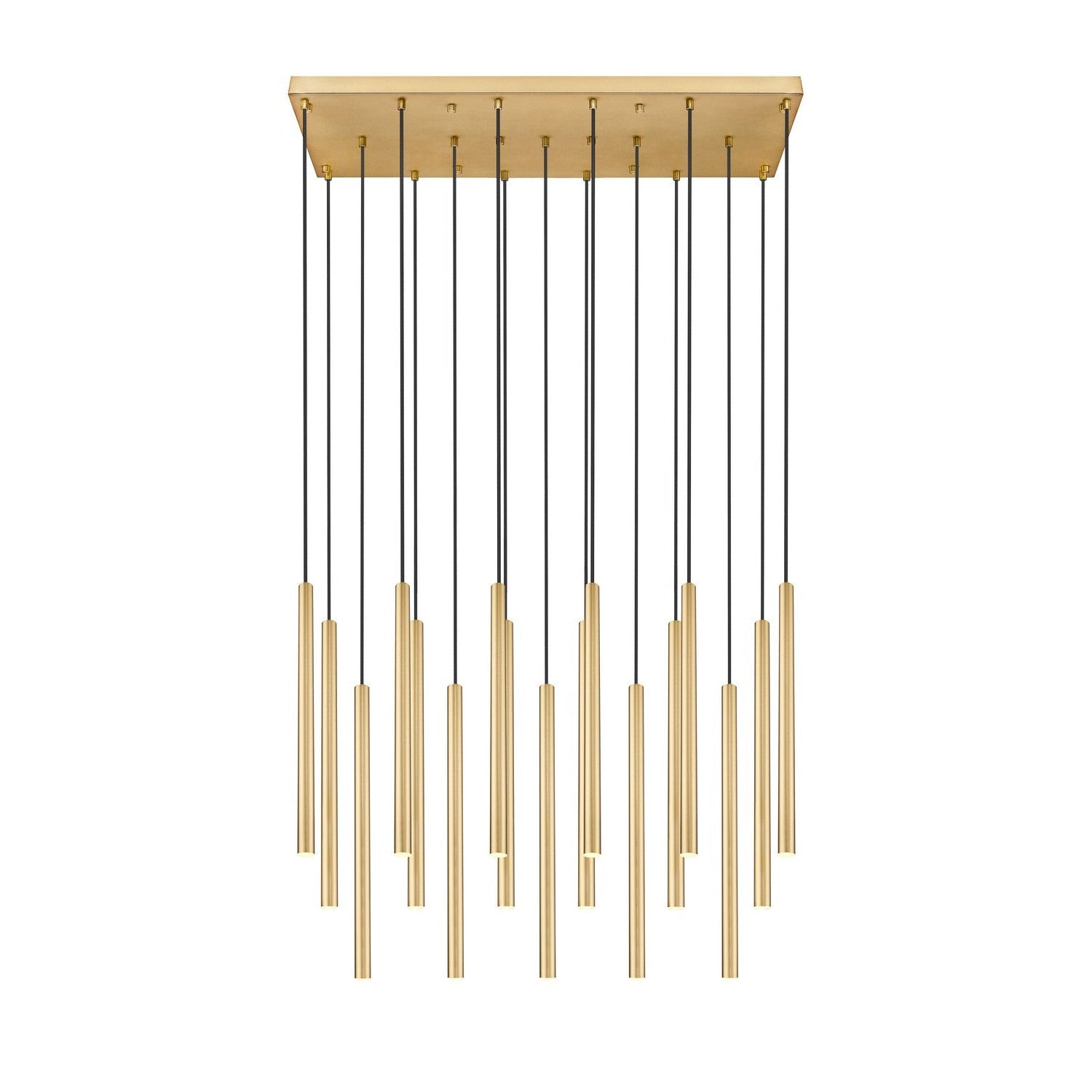 Z-Lite - 919MP24-17L-MGLD-LED - LED Linear Chandelier - Forest - Modern Gold