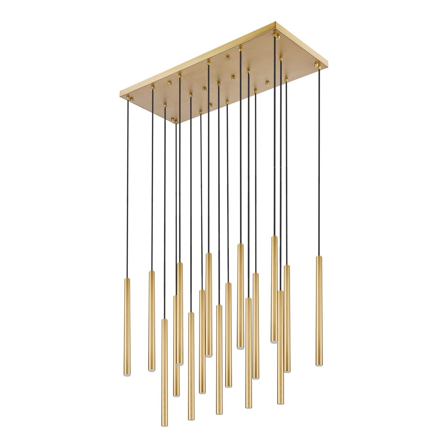 Z-Lite - 919MP24-17L-MGLD-LED - LED Linear Chandelier - Forest - Modern Gold