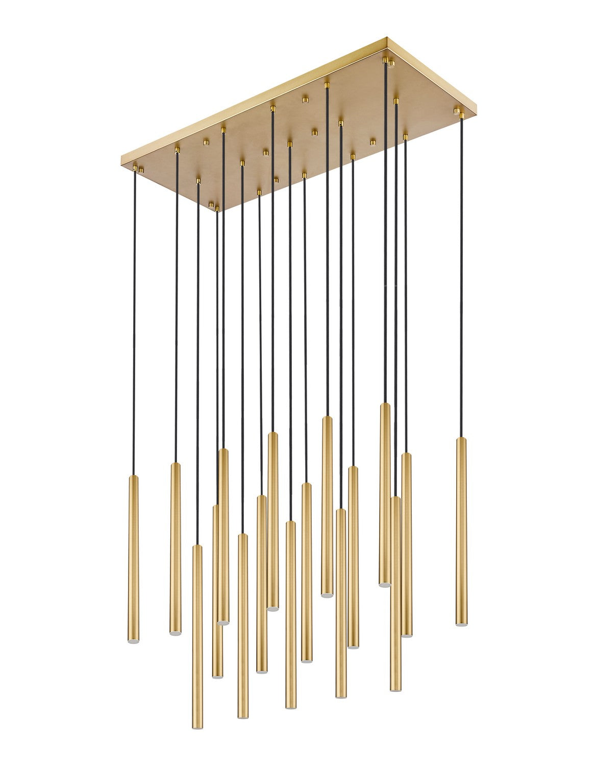 Z-Lite - 919MP24-17L-MGLD-LED - LED Linear Chandelier - Forest - Modern Gold
