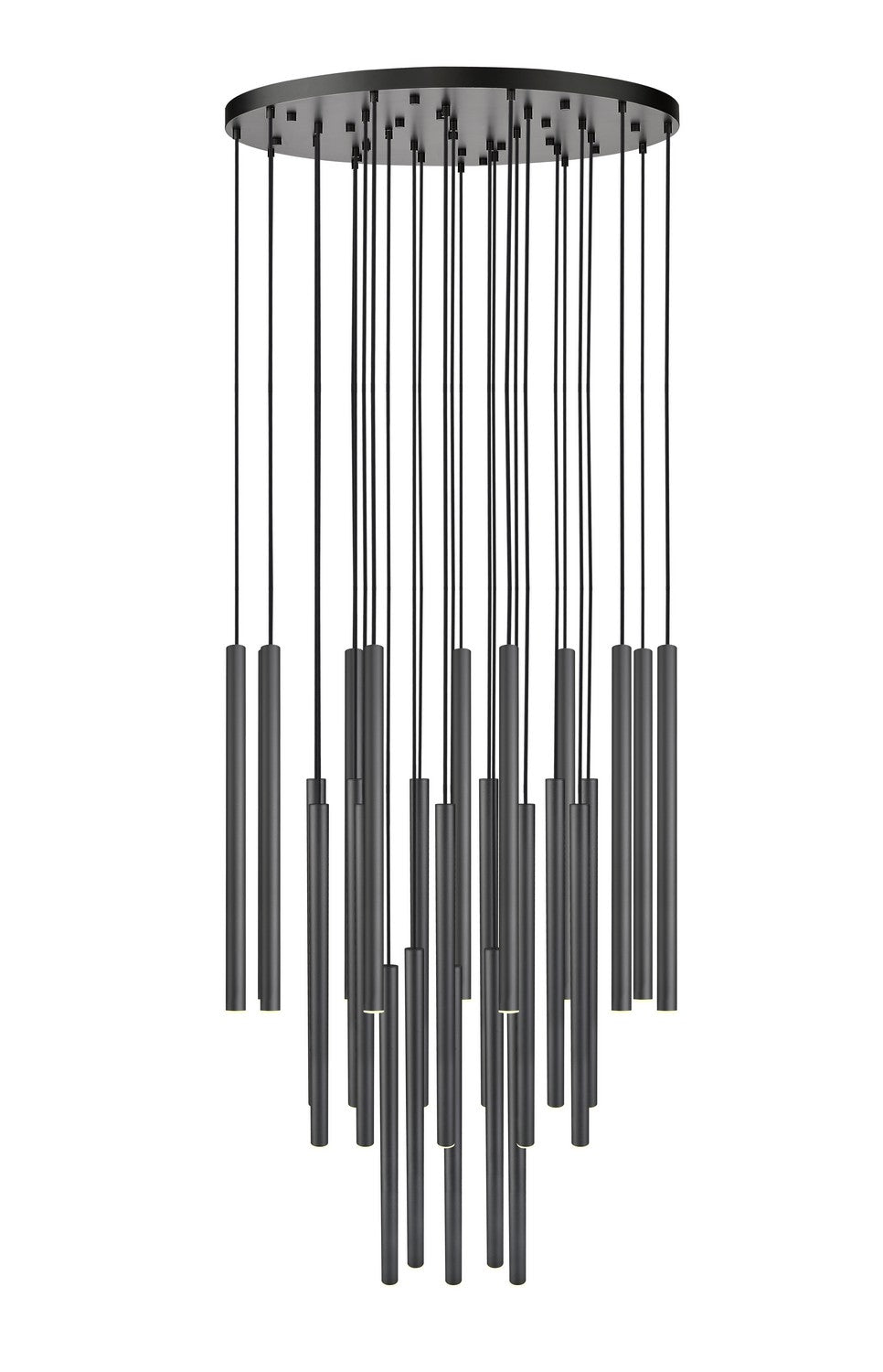 Z-Lite - 919MP24-27R-MB-LED - LED Chandelier - Forest - Matte Black