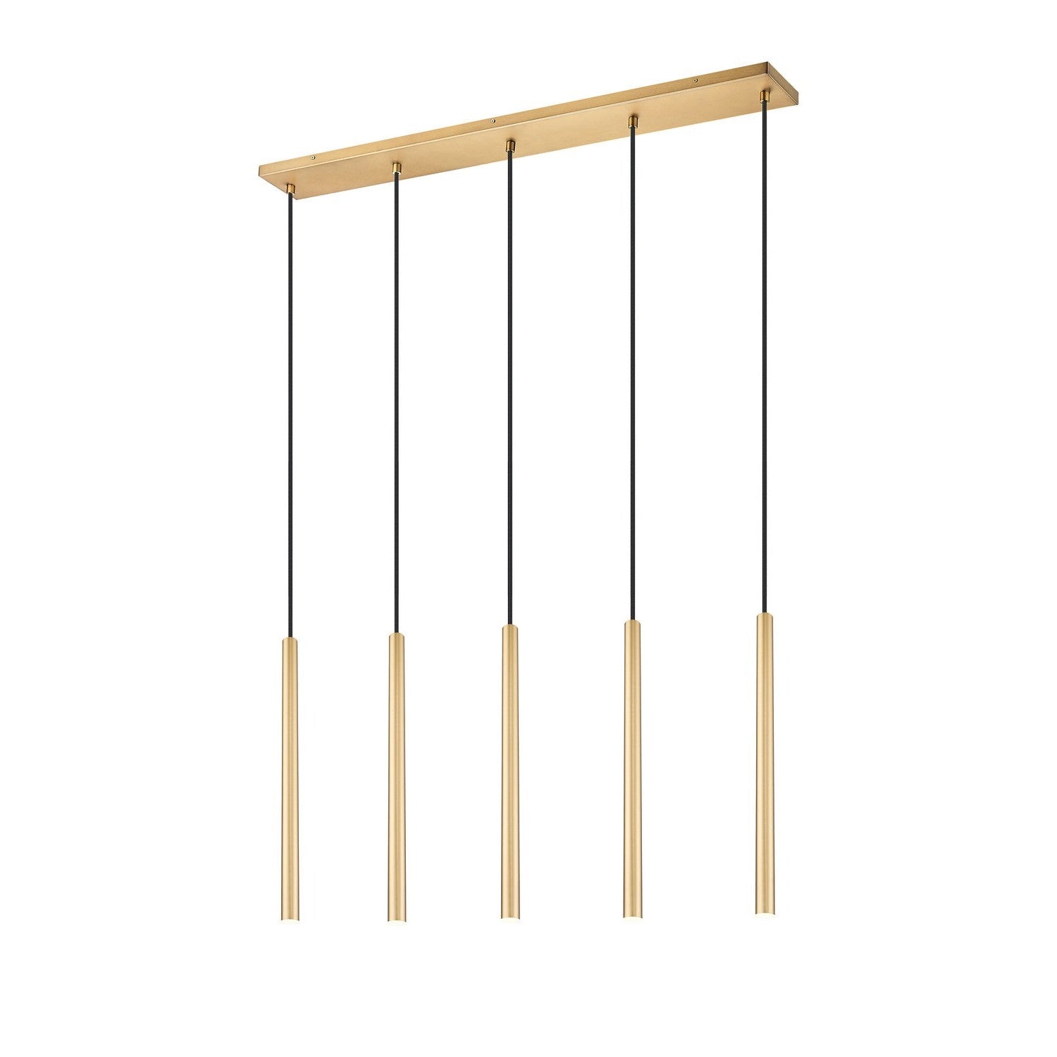 Z-Lite - 919MP24-5L-MGLD-LED - LED Linear Chandelier - Forest - Modern Gold