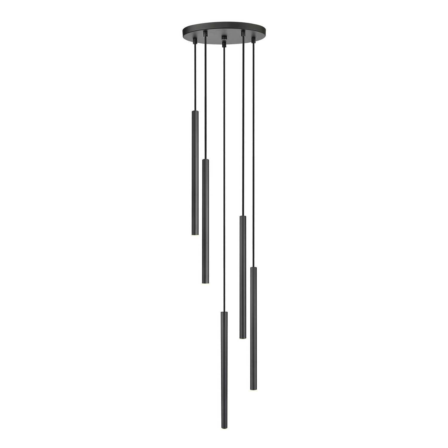 Z-Lite - 919MP24-5R-MB-LED - LED Chandelier - Forest - Matte Black