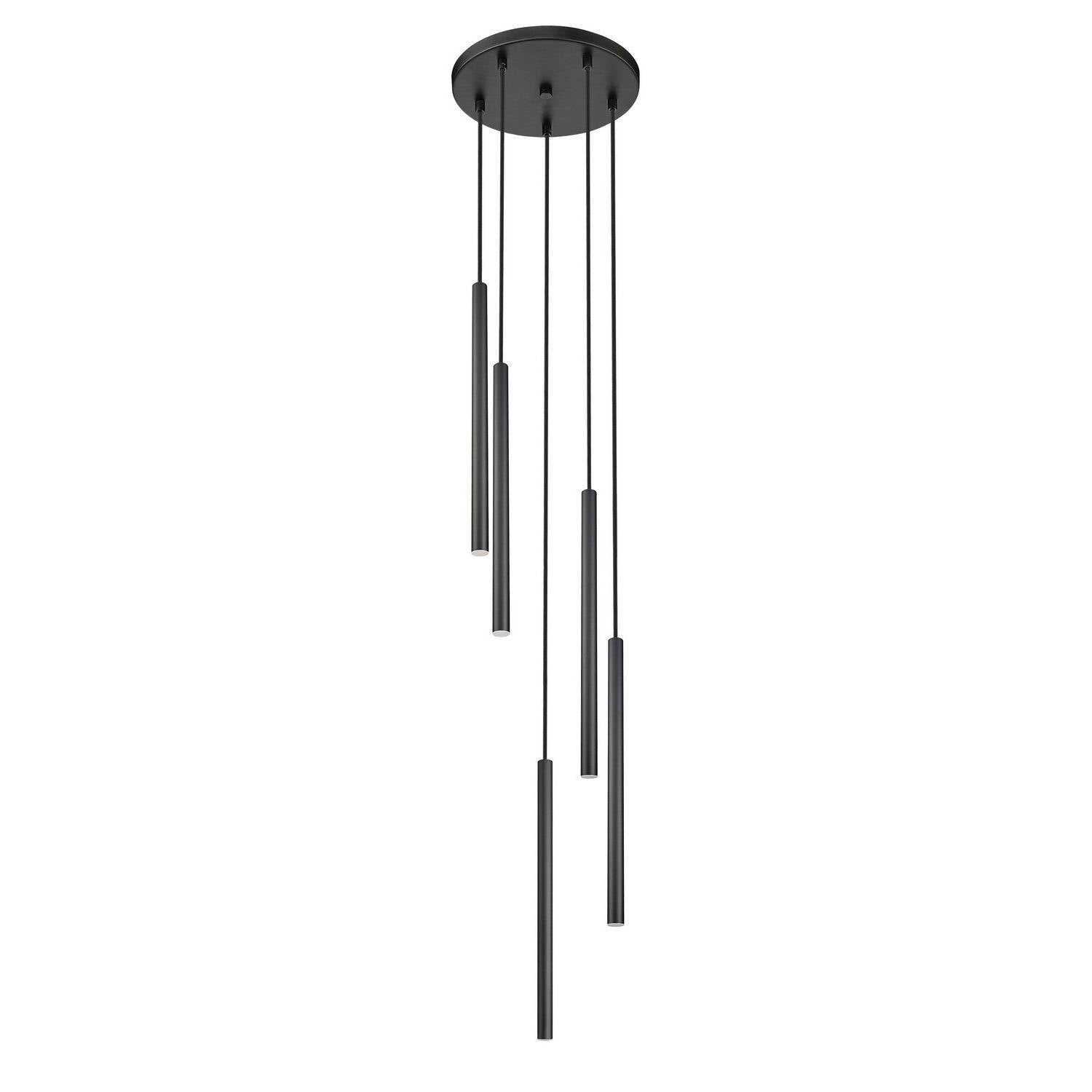 Z-Lite - 919MP24-5R-MB-LED - LED Chandelier - Forest - Matte Black