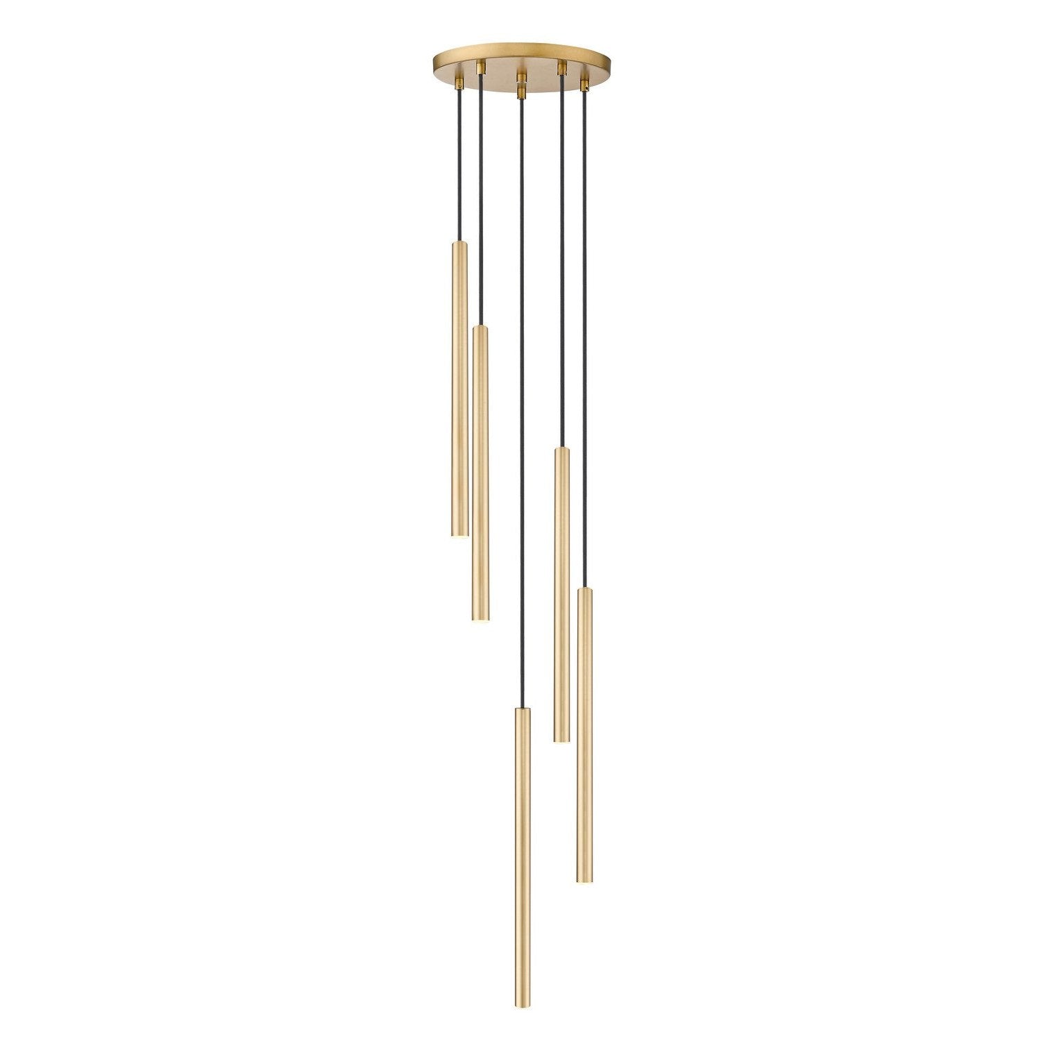 Z-Lite - 919MP24-5R-MGLD-LED - LED Chandelier - Forest - Modern Gold