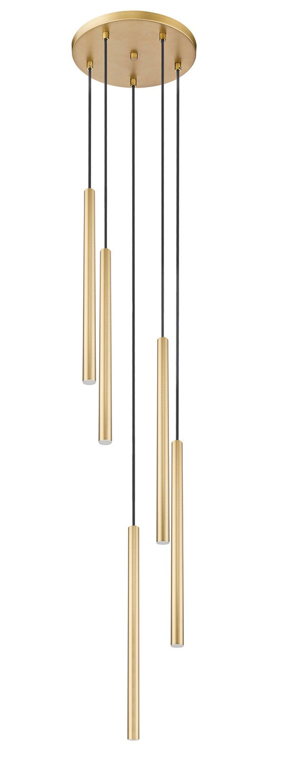 Z-Lite - 919MP24-5R-MGLD-LED - LED Chandelier - Forest - Modern Gold