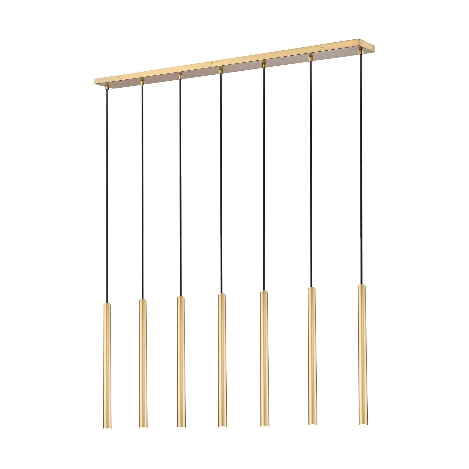 Z-Lite - 919MP24-7L-MGLD-LED - LED Linear Chandelier - Forest - Modern Gold