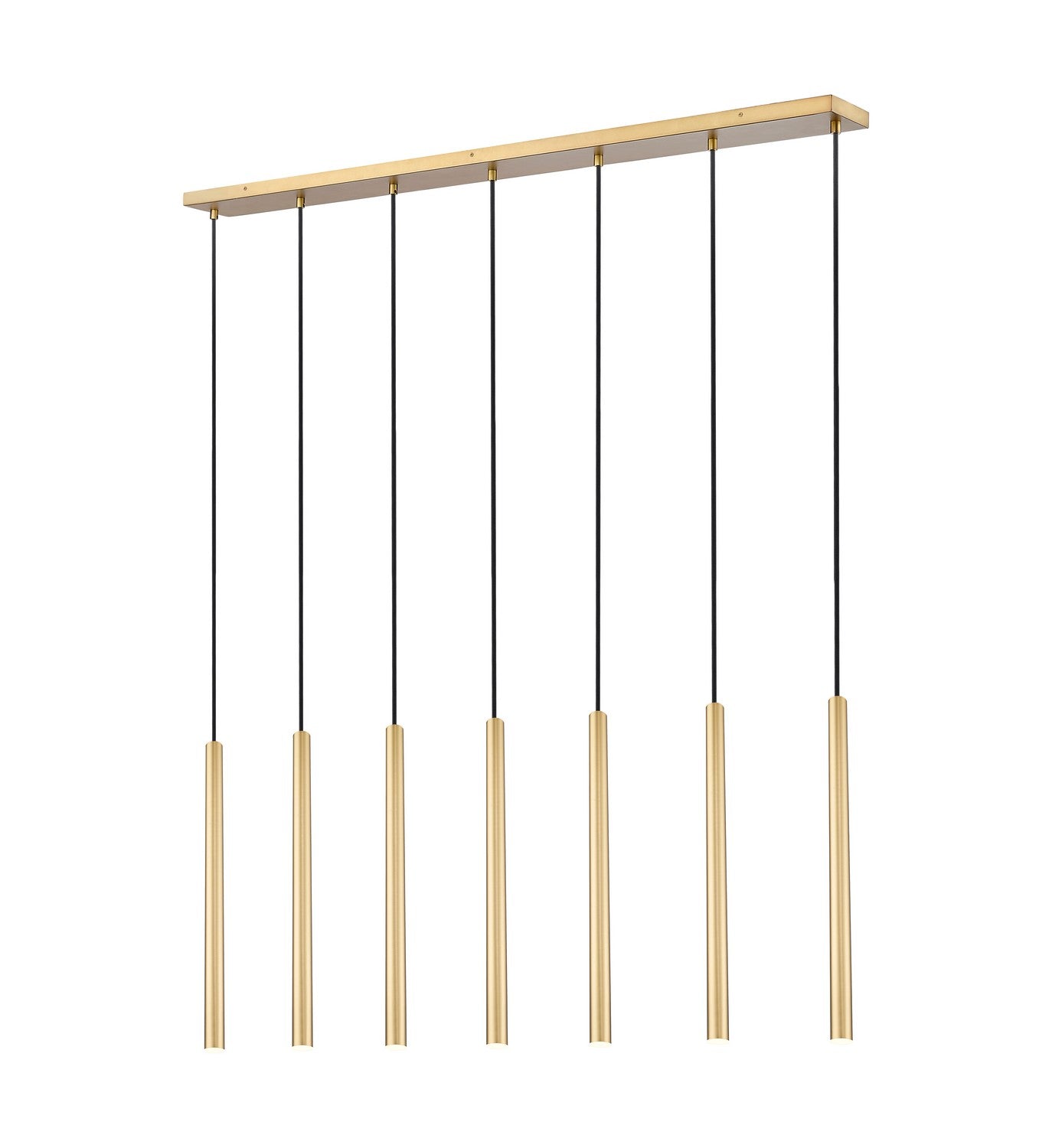 Z-Lite - 919MP24-7L-MGLD-LED - LED Linear Chandelier - Forest - Modern Gold