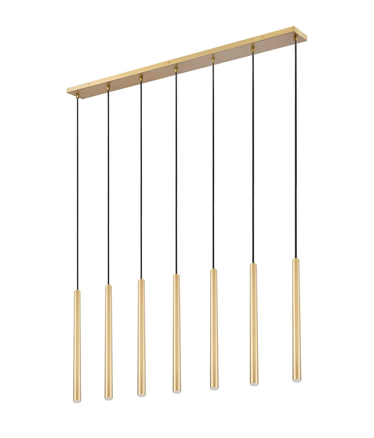 Z-Lite - 919MP24-7L-MGLD-LED - LED Linear Chandelier - Forest - Modern Gold