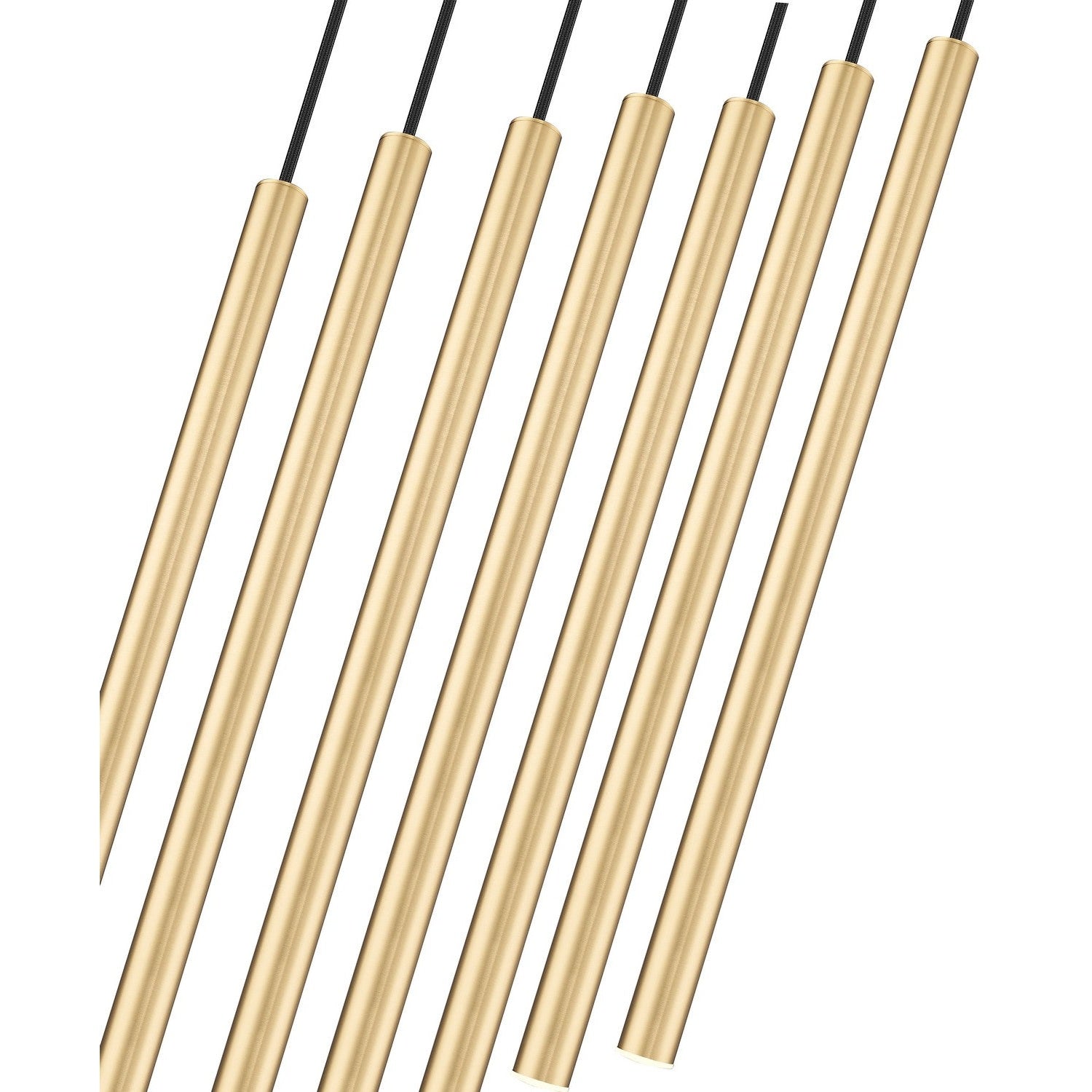 Z-Lite - 919MP24-7L-MGLD-LED - LED Linear Chandelier - Forest - Modern Gold