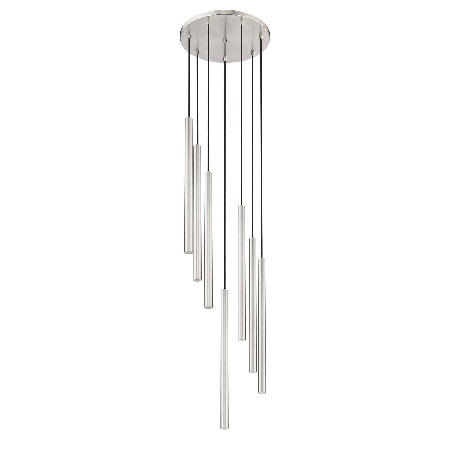Z-Lite - 919MP24-7R-BN-LED - LED Chandelier - Forest - Brushed Nickel