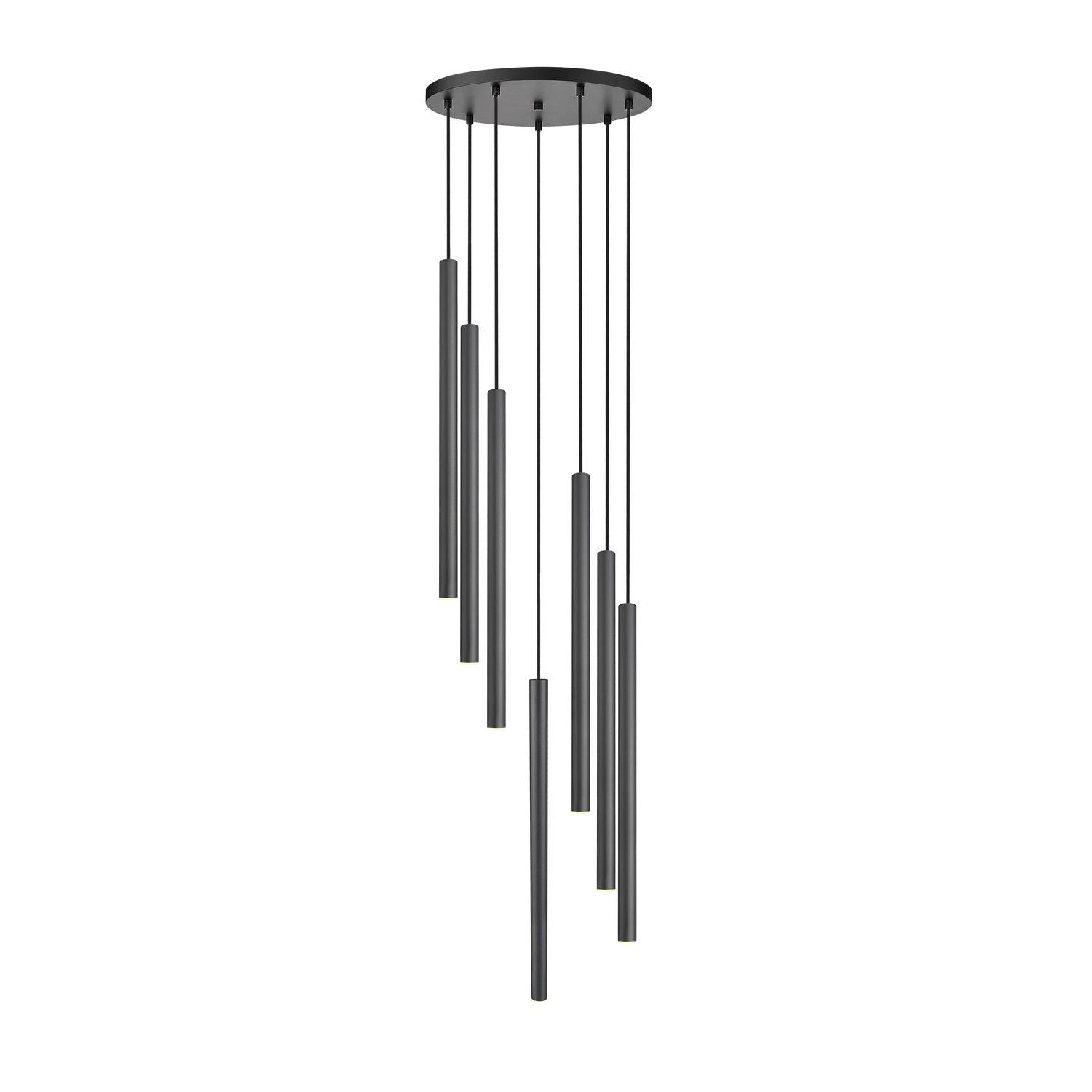 Z-Lite - 919MP24-7R-MB-LED - LED Chandelier - Forest - Matte Black