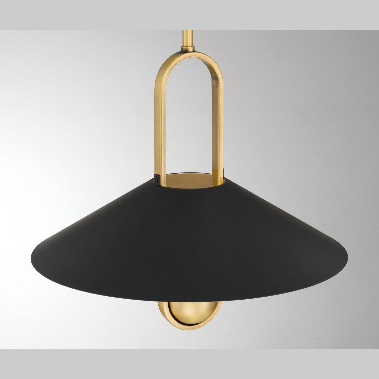Minka-Lavery - 151-876 - One Light Pendant - Goldenridge - Matte Black