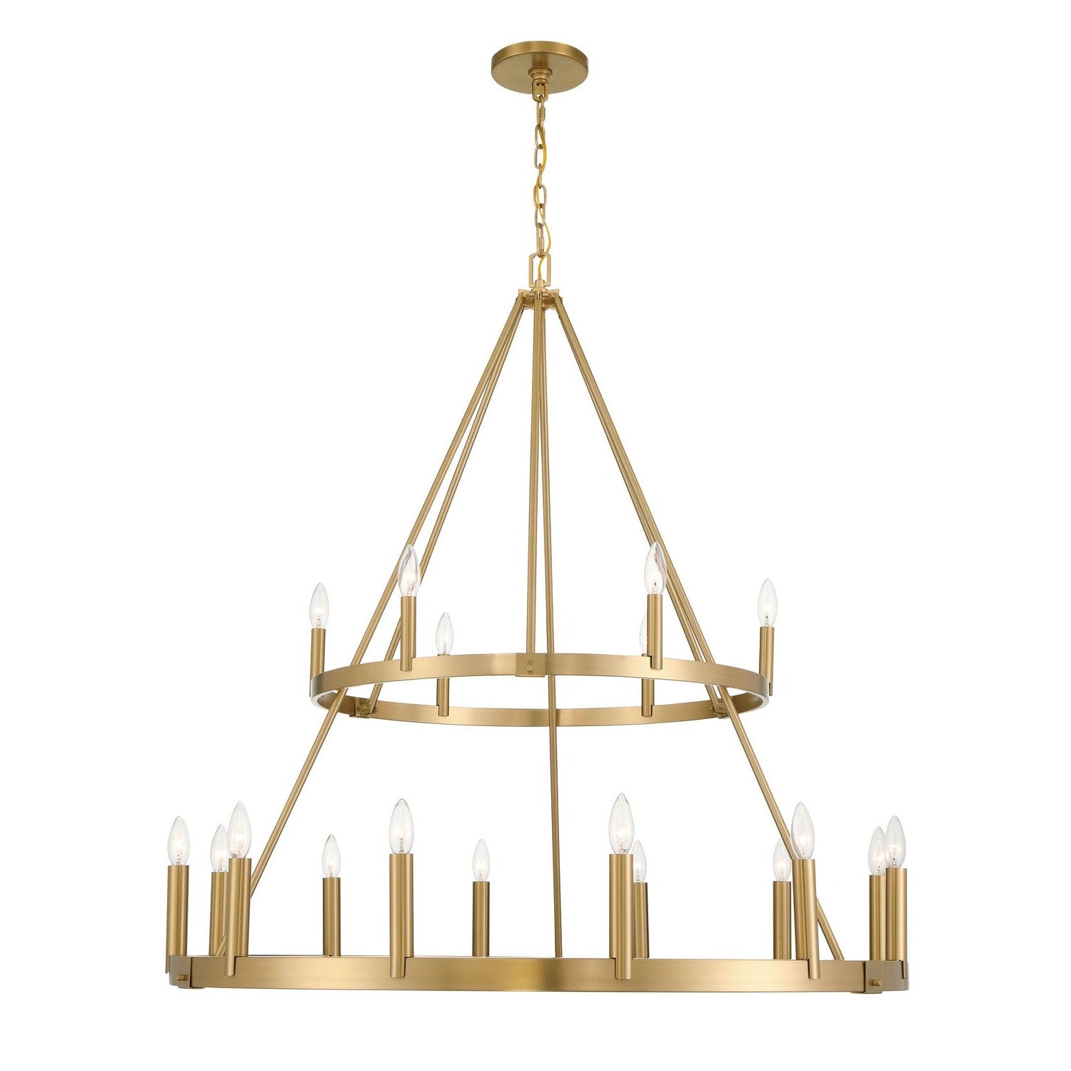 Minka-Lavery - 1717-894 - 18 Light Chandelier - Dutton - Signature Brass