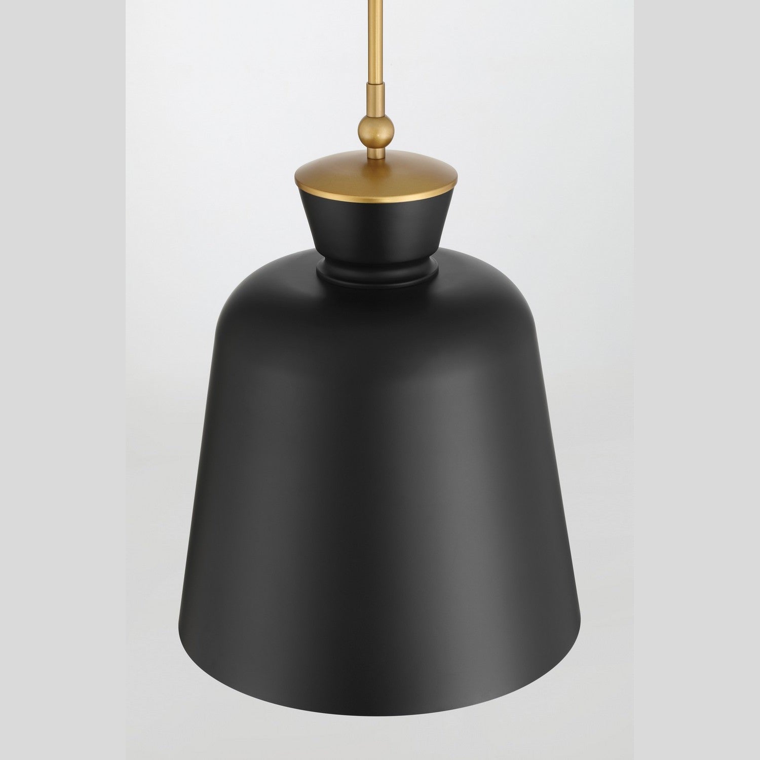 Minka-Lavery - 191-876 - One Light Pendant - Holloway - Legacy Brass & Dark Matte Blac