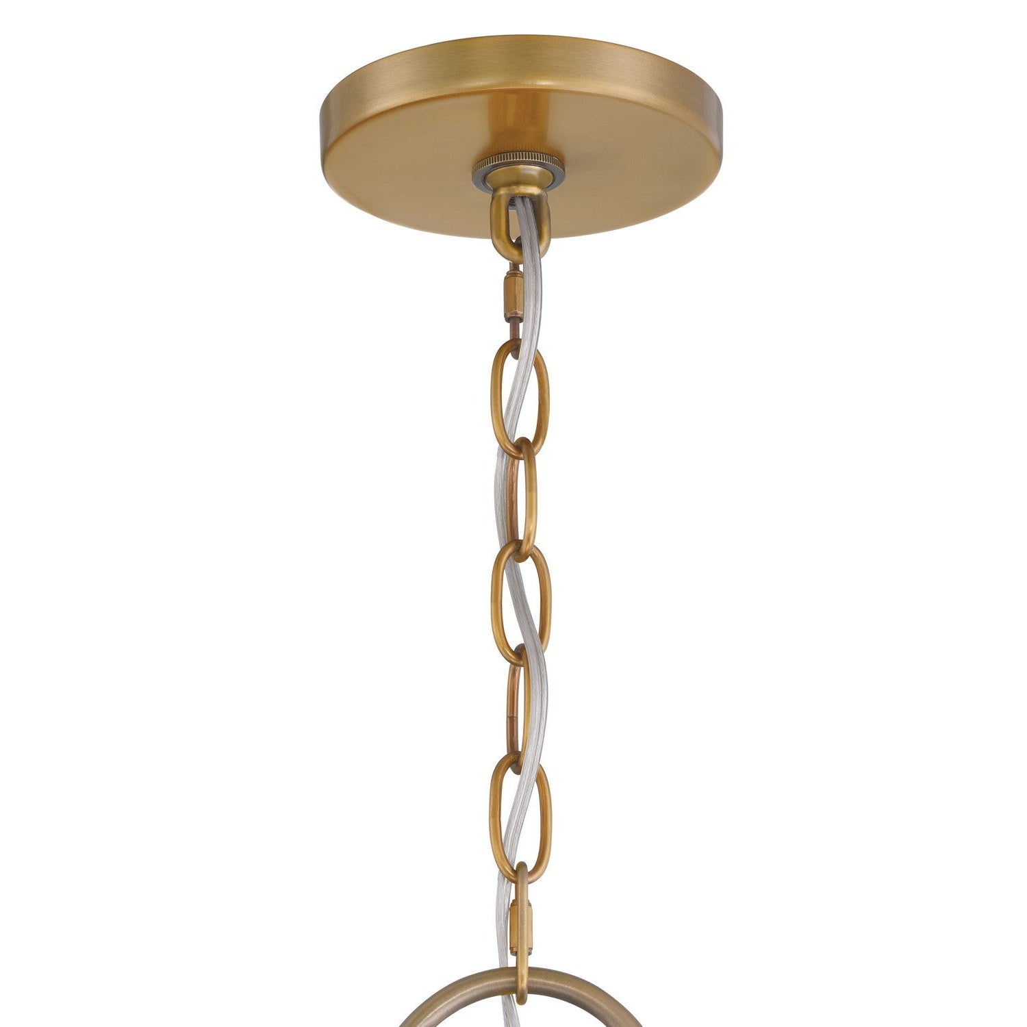 Minka-Lavery - 193-876 - One Light Pendant - Stamford - Legacy Brass & Dark Matte Blac