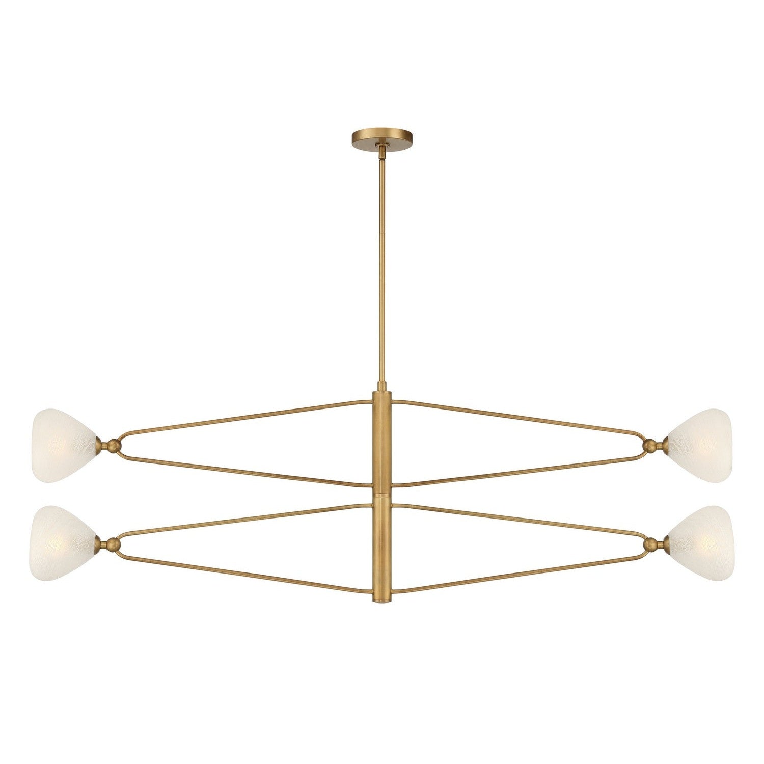 Minka-Lavery - 195-732 - Four Light Chandelier - Orion - Legacy Brass