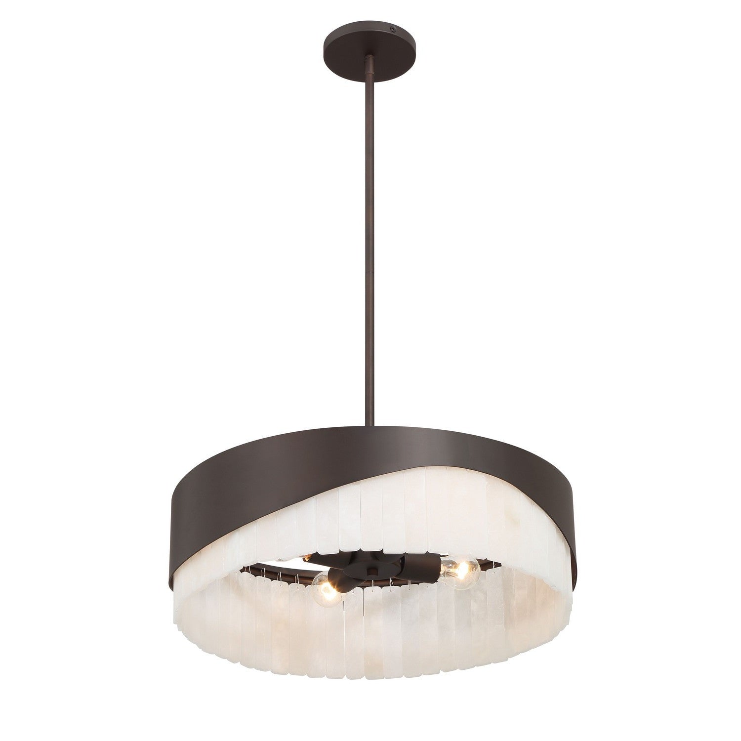 Minka-Lavery - 2094-860 - Four Light Pendant - Sway - Dark Bronze