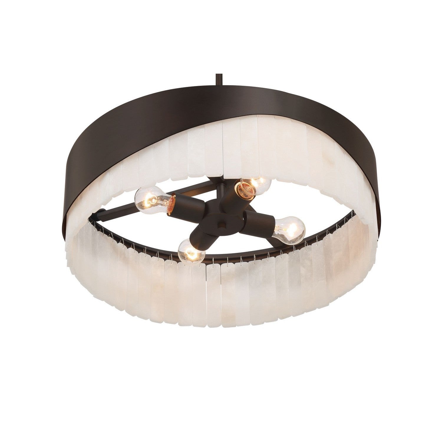 Minka-Lavery - 2094-860 - Four Light Pendant - Sway - Dark Bronze