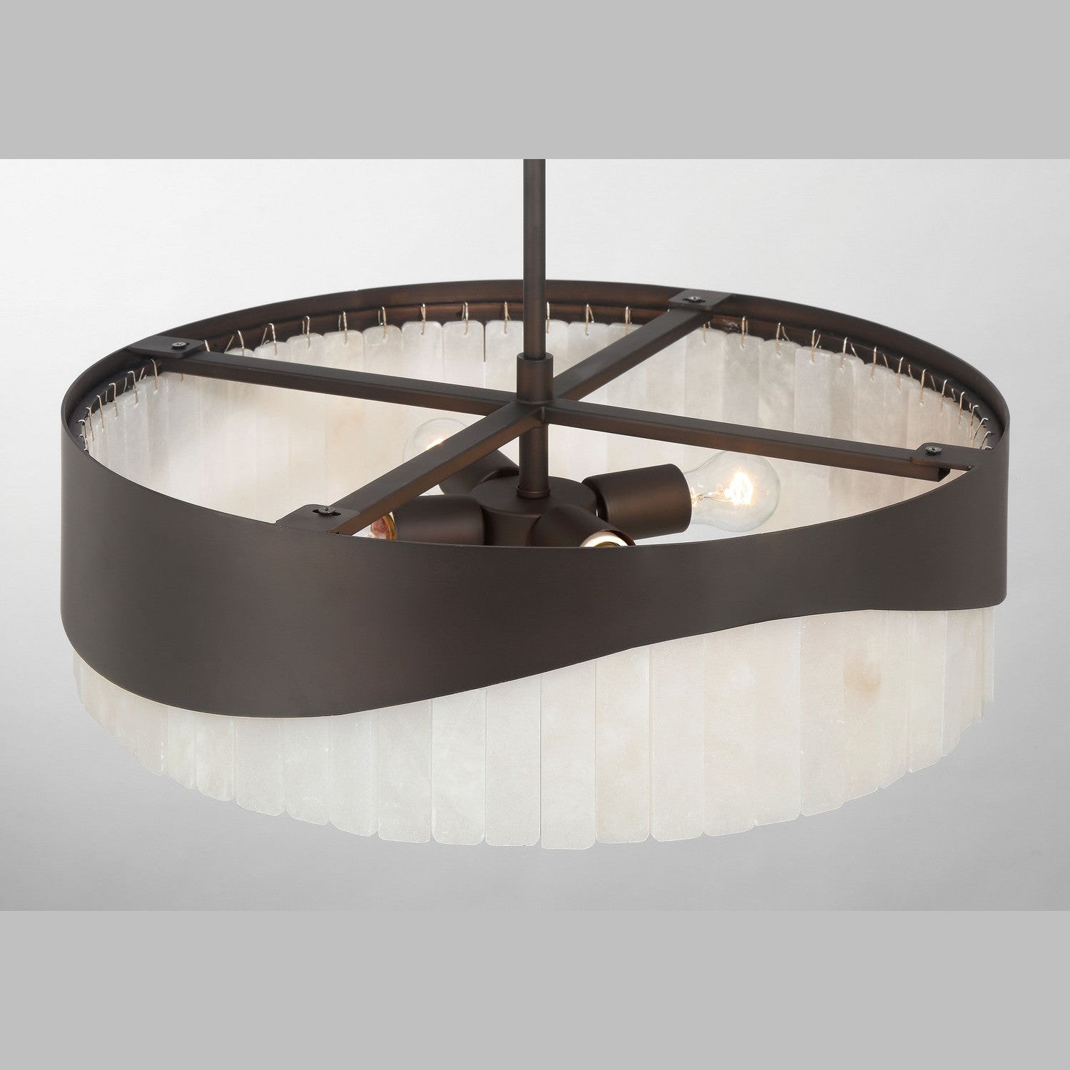 Minka-Lavery - 2094-860 - Four Light Pendant - Sway - Dark Bronze