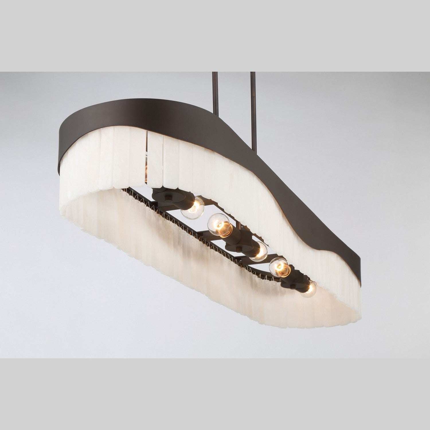 Minka-Lavery - 2096-860 - Six Light Island Pendant - Sway - Dark Bronze