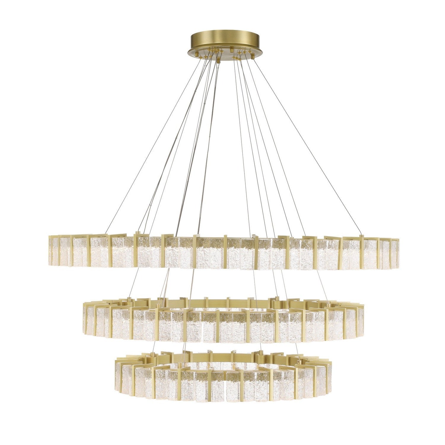 Minka-Lavery - 2410-695-L - LED Chandelier - Sevryn - Soft Brass